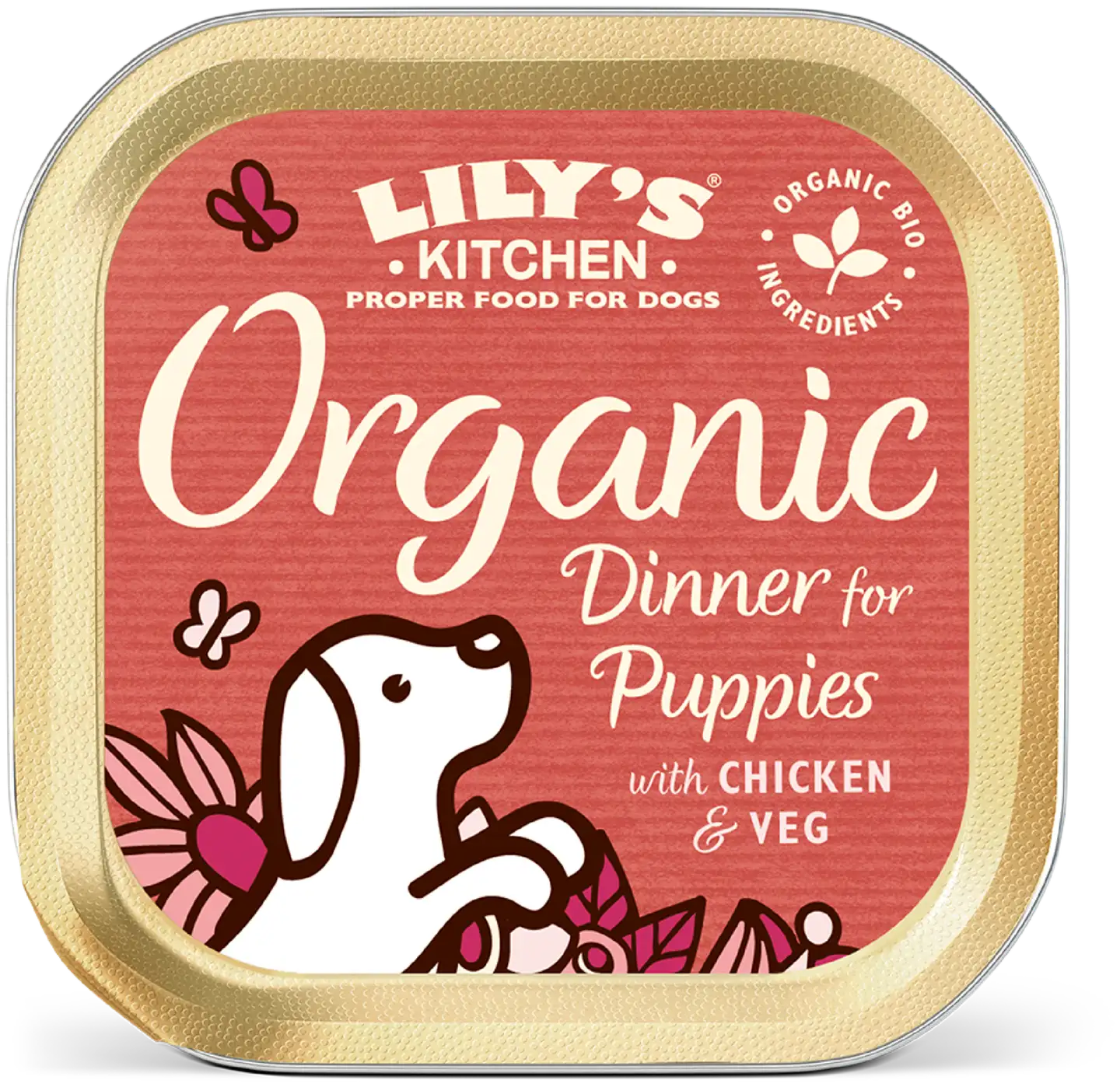 Lily's Kitchen 150g Organic Dinner for Puppies luomukoiranruoka