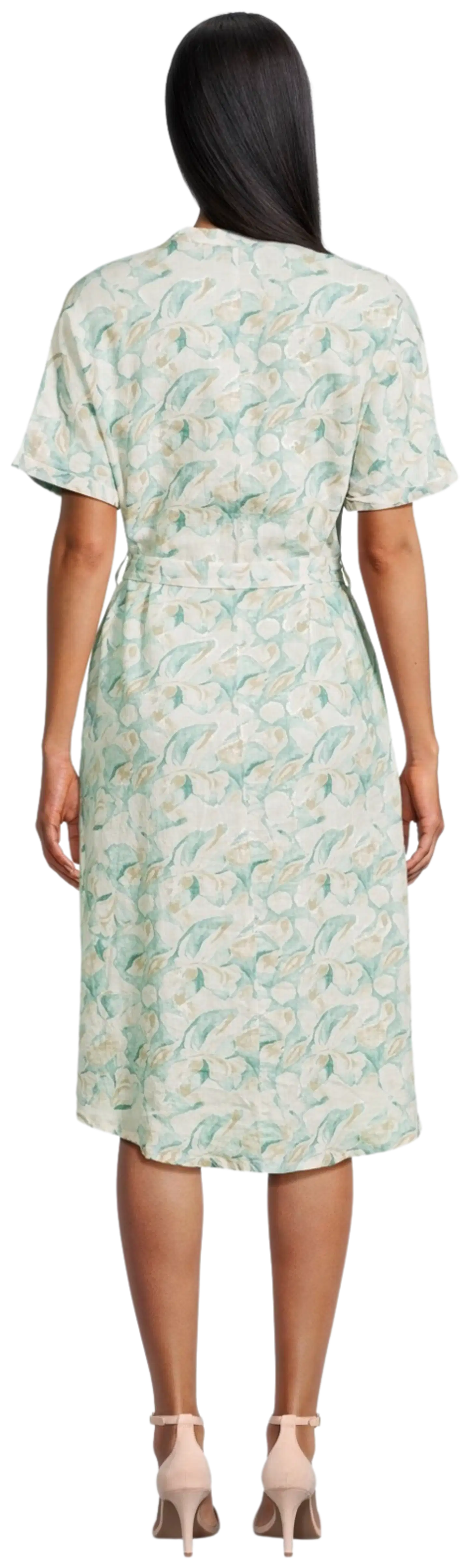 London Fog naisten pellavasekoitemekko 218L261707 - Multicolor - 3