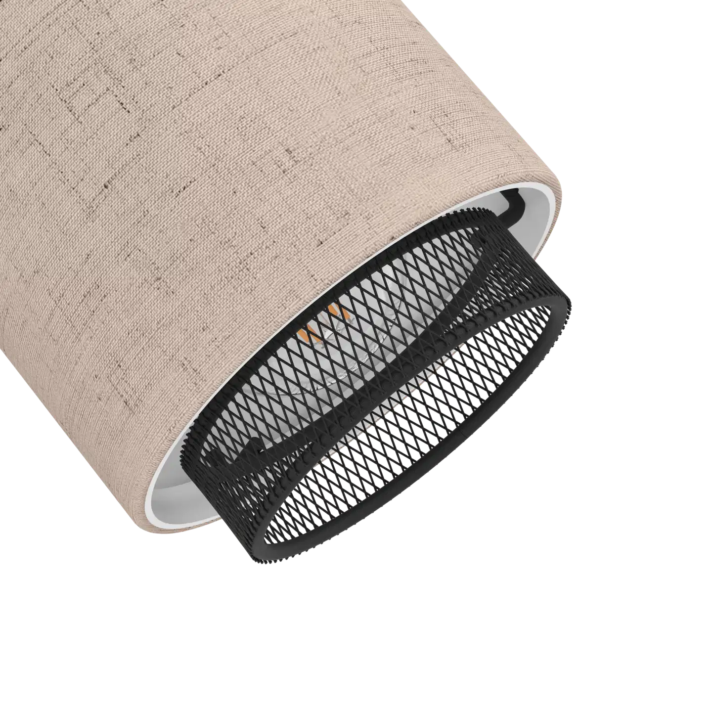 EGLO Seinä/kattospotti Rosley E14 musta/pellava - 4