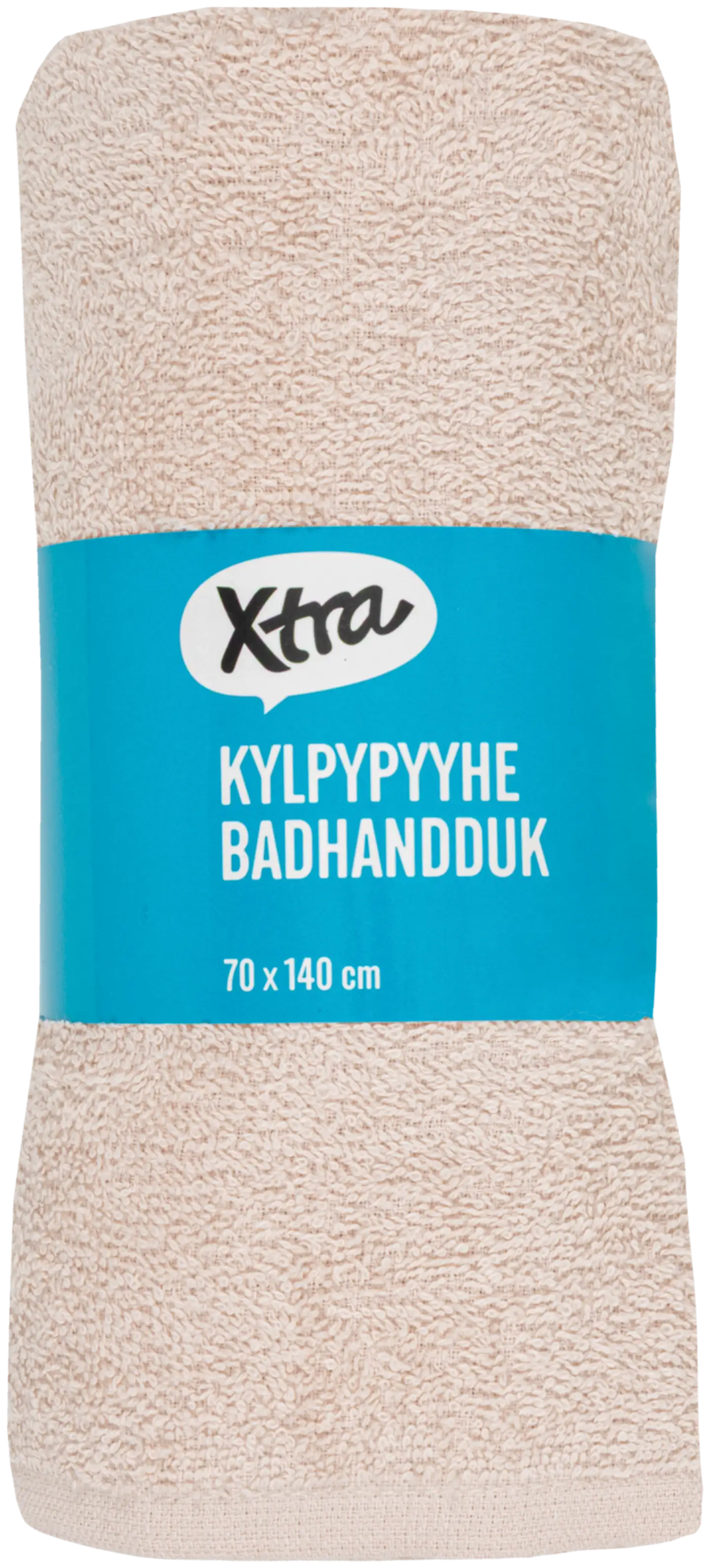 Xtra kylpypyyhe Anna 70x140 cm beige