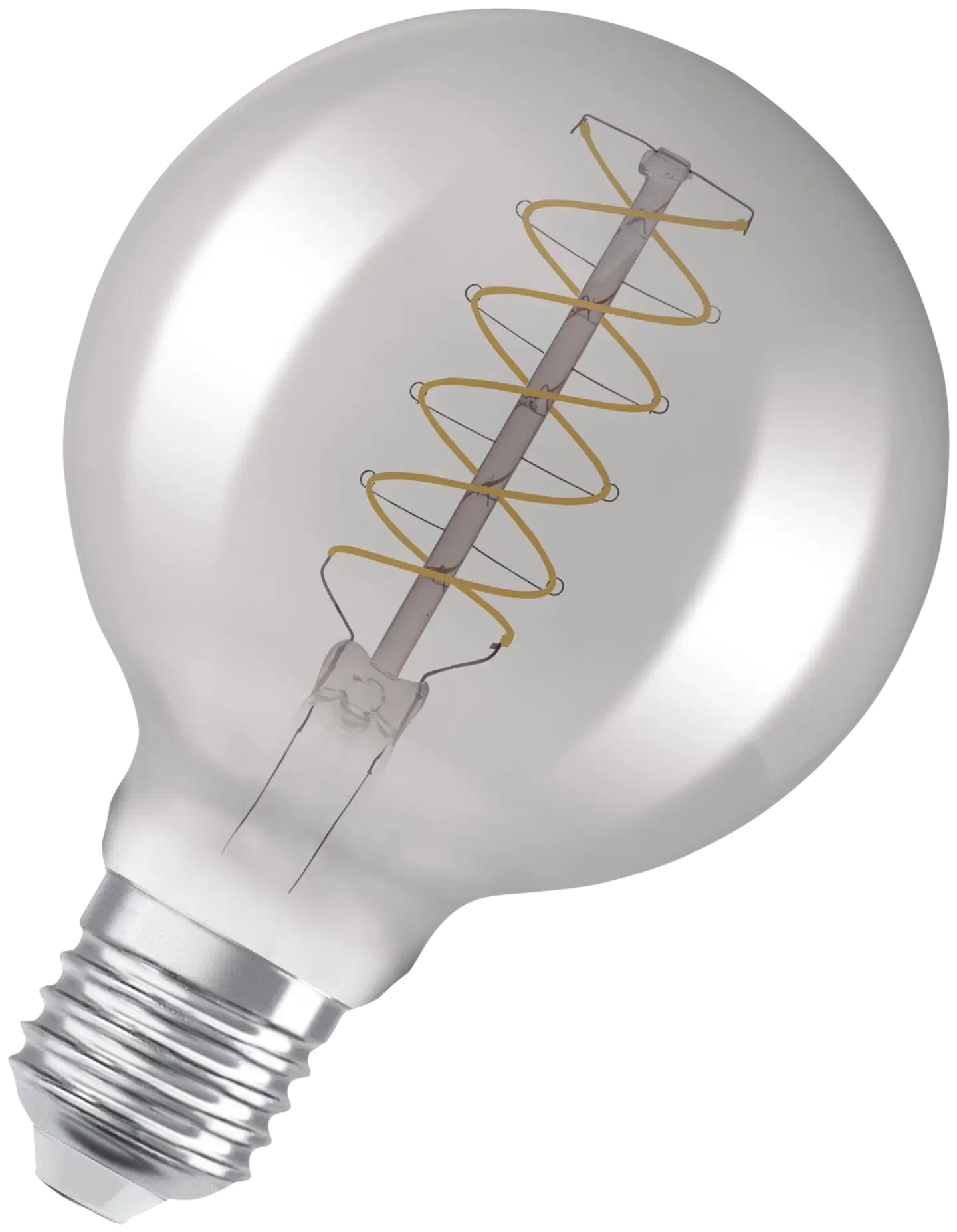 Osram LED-sisustuslamppu Vintage 1906 Globe 95mm 7,8W 360lm 1800K E27 Spiral-filamentti savunharmaa - 1