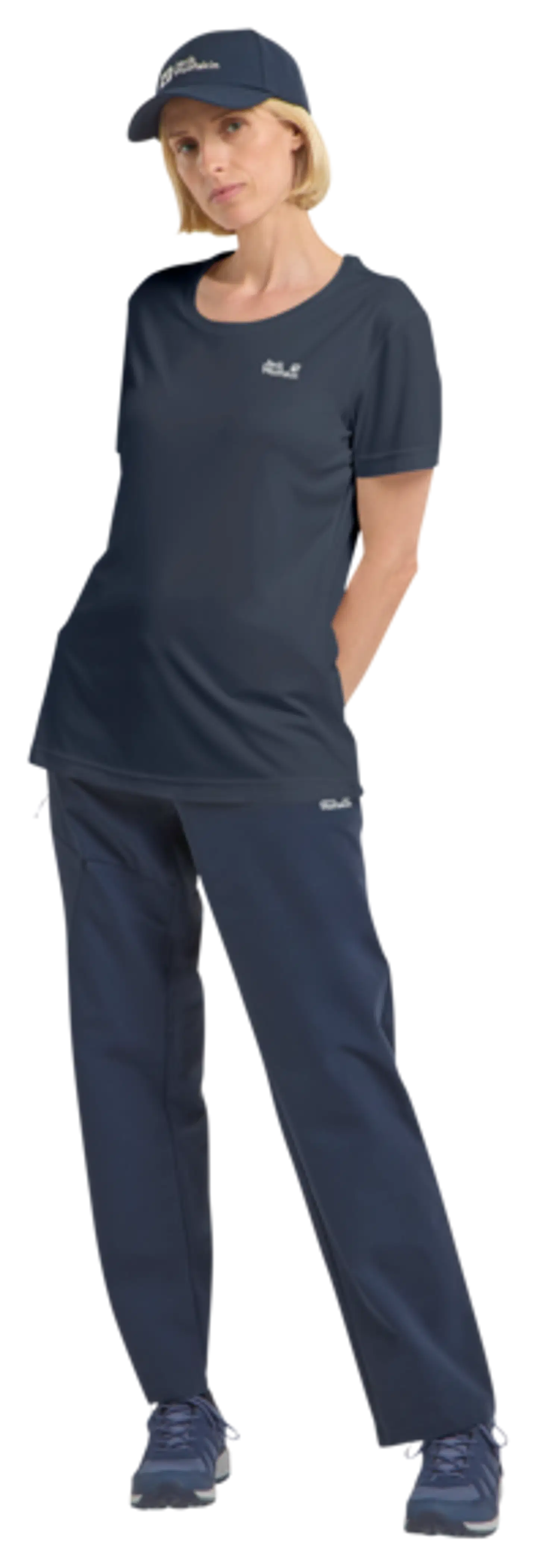 Jack Wolfskin naisten t-paita Tech - Midnight Sky - 6