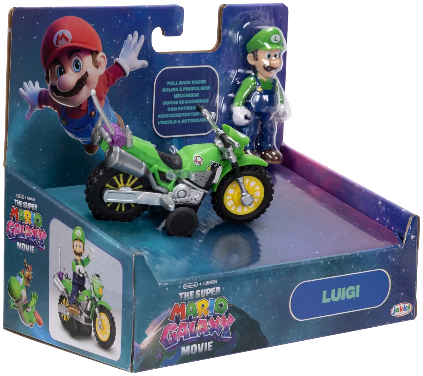 Mario Movie 2 figuuri ja moottoripyörä Wave 1, erilaisia - 3