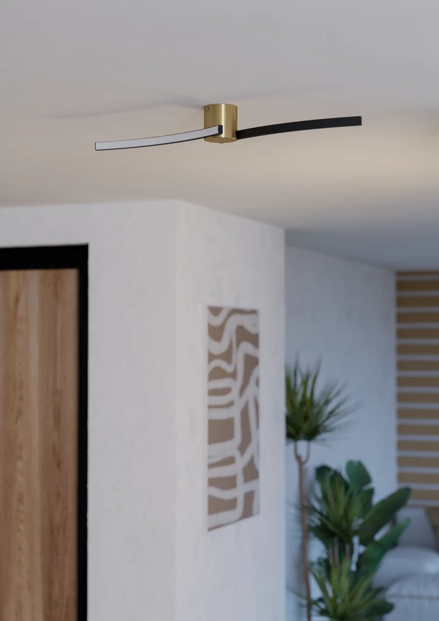 EGLO kattovalaisin Aieta LED 12W messinki/musta - 7