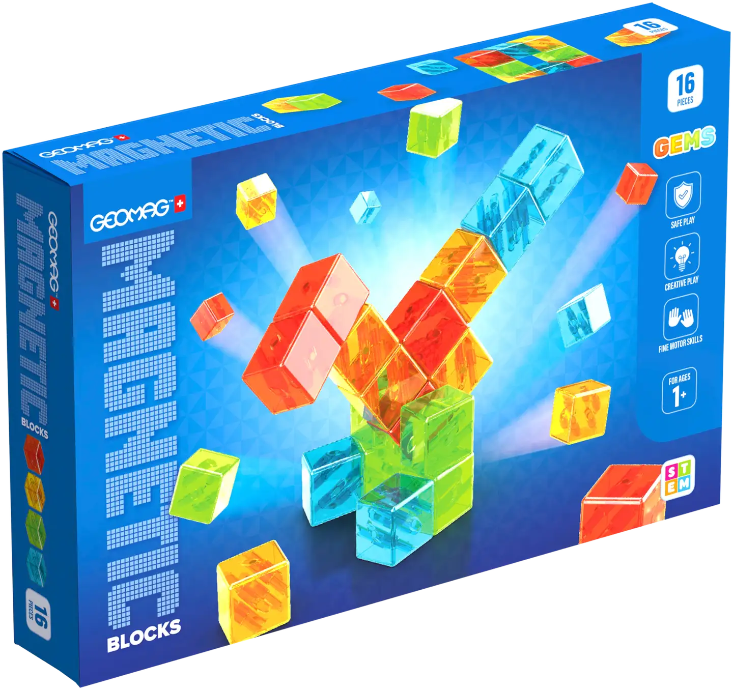 Geomag Gems Magneettipalikat 16 kpl - 1