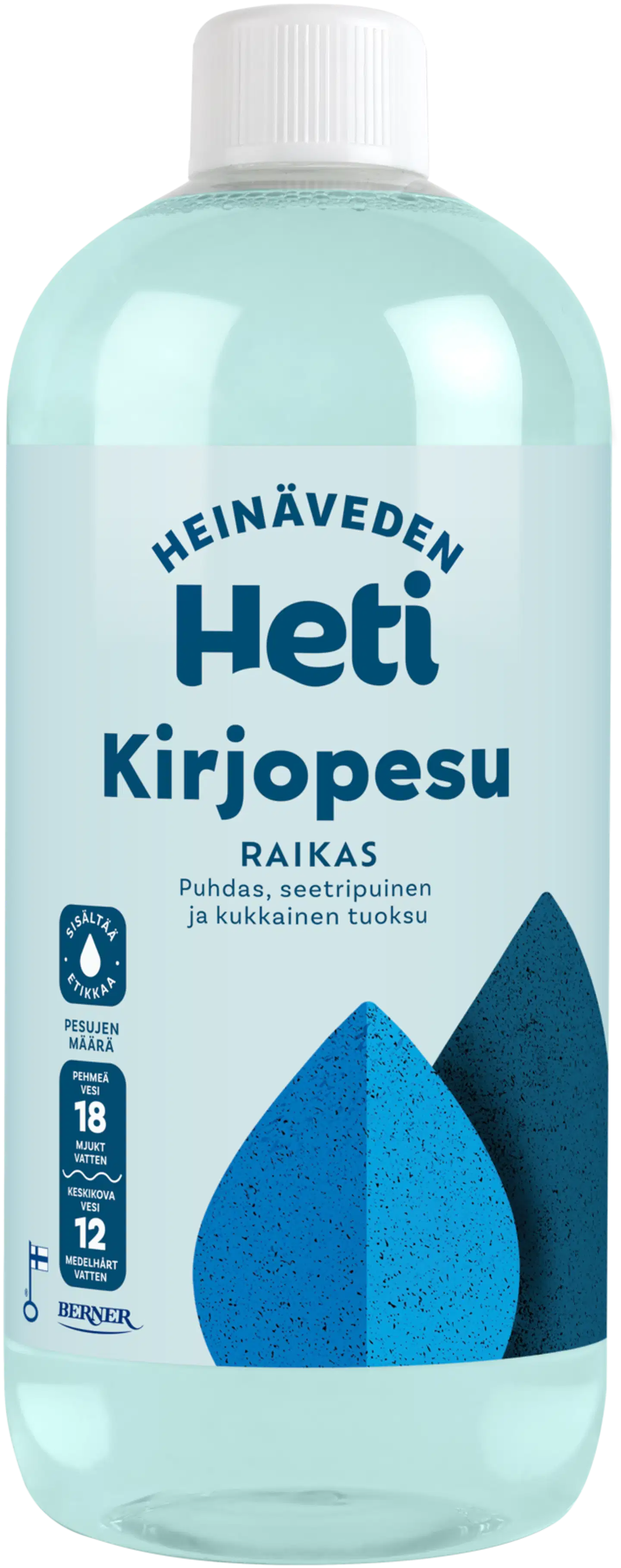 Heinäveden Heti 750ml Kirjopesu Raikas pyykinpesuneste