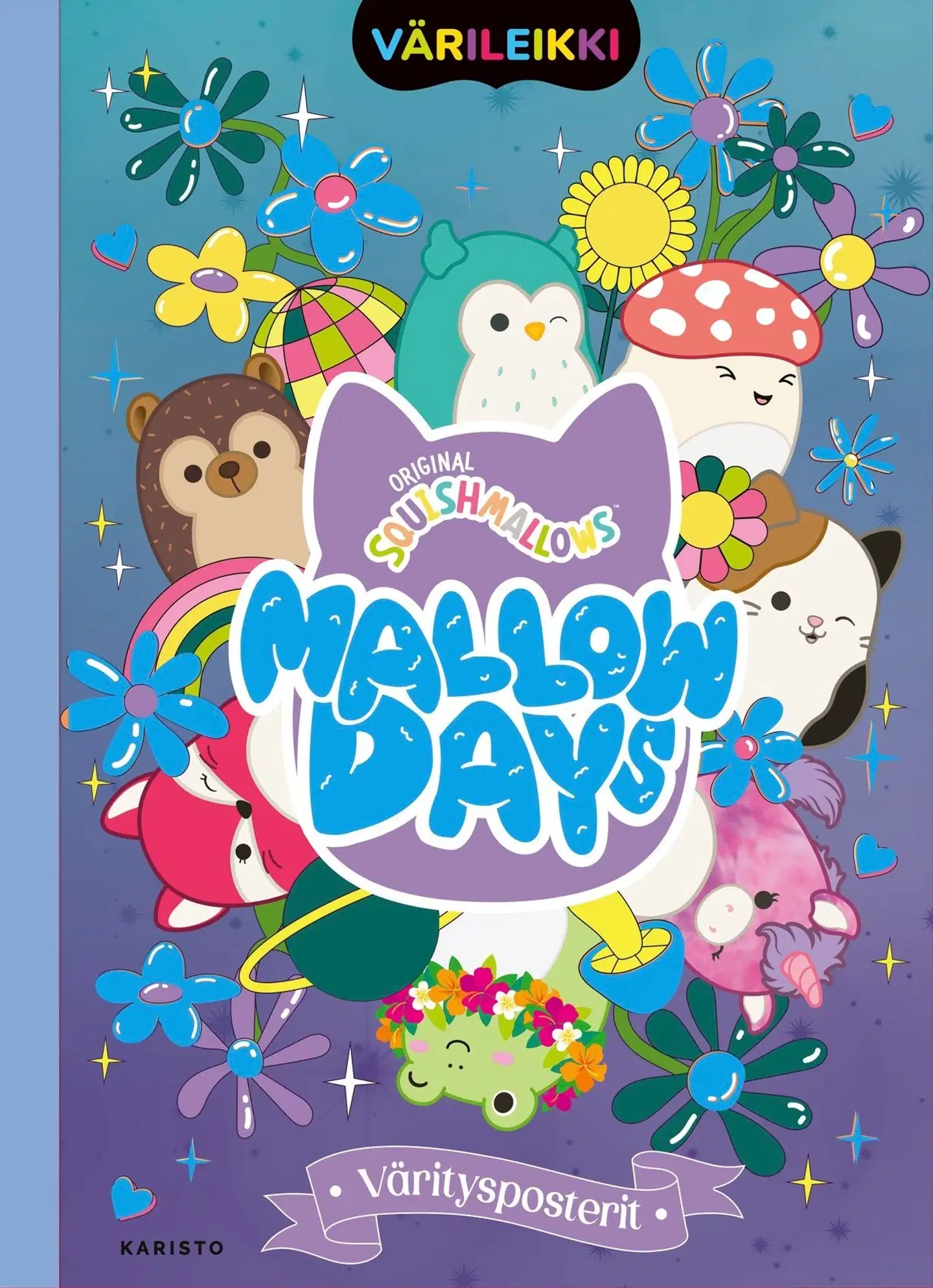Squishmallows - Värileikki Mallow Days Väritysposterit