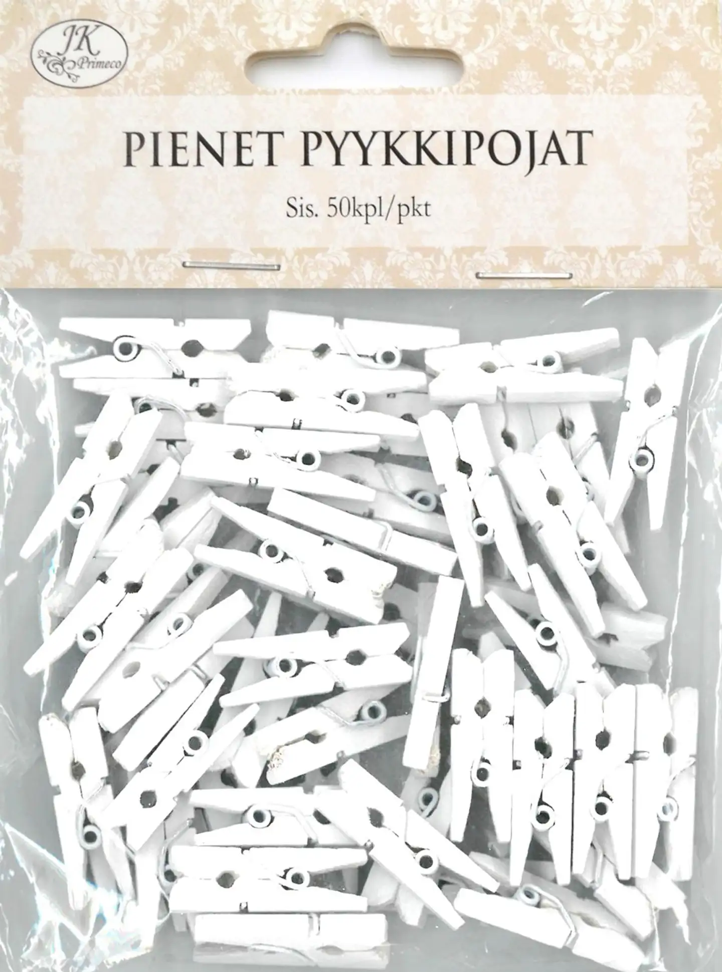 J.K. Primeco pienet pyykkipojat 50kpl/pkt