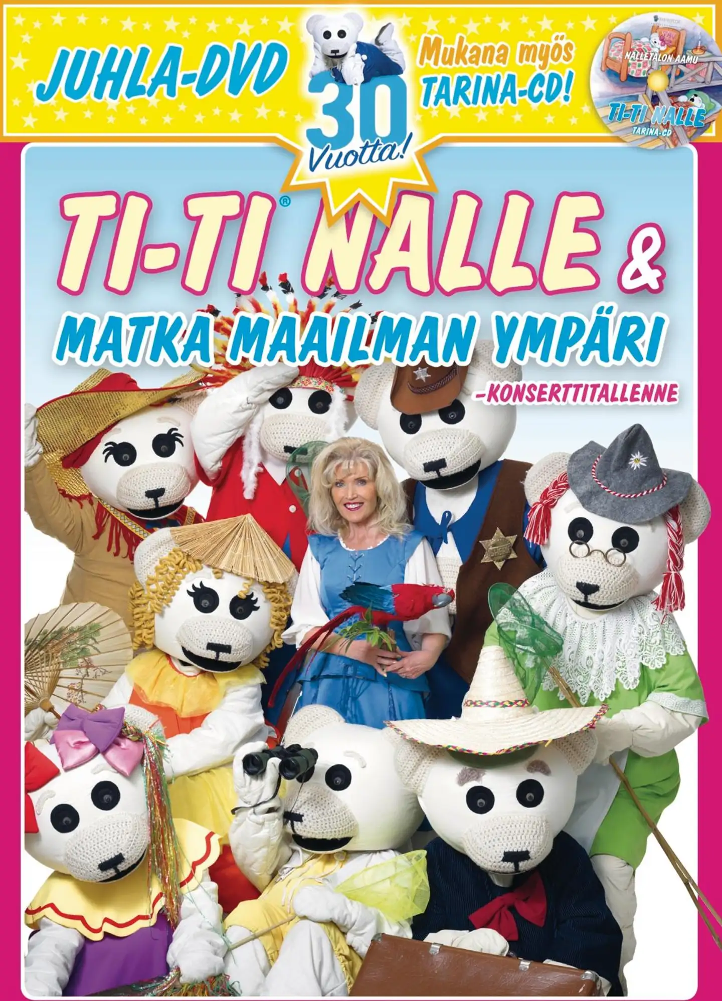 Ti-Ti Nalle Juhla - Matka Maailman Ympäri DVD