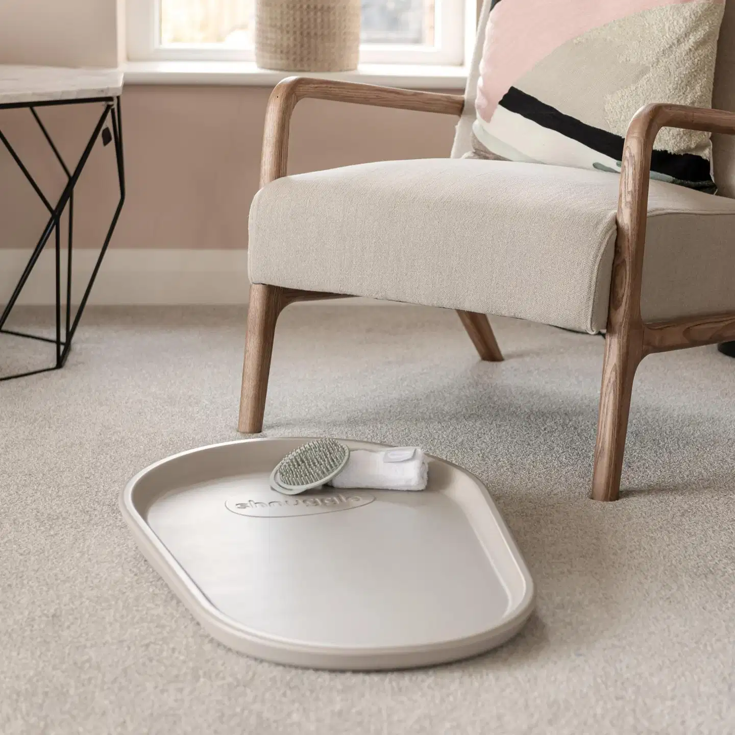 Shnuggle vaihtomatto taupe - 4