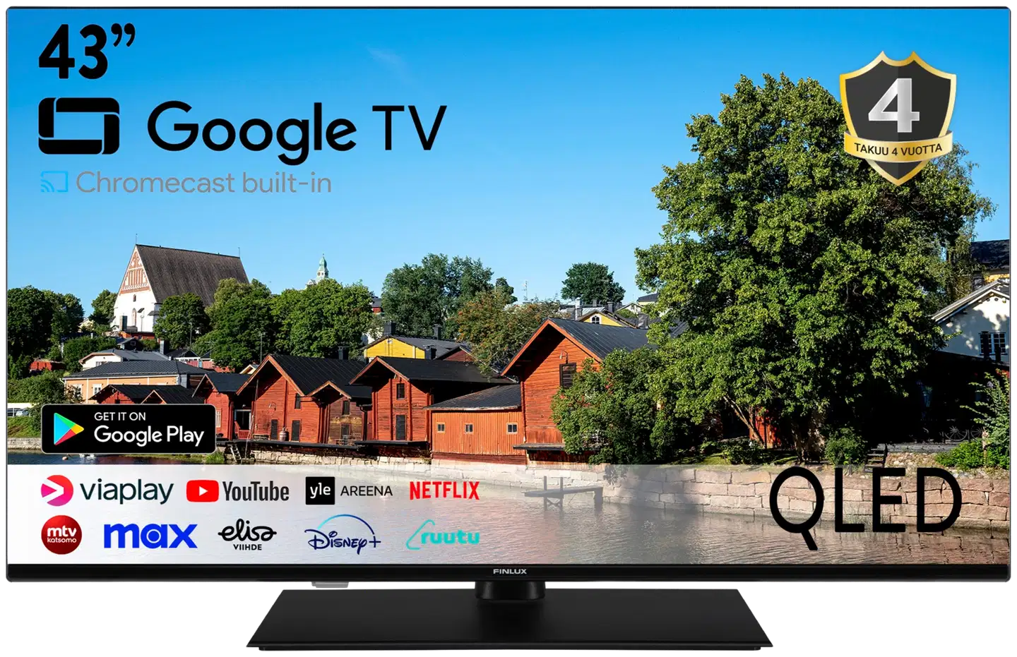 Finlux 43" 4K UHD Google TV 43G10.3GCMB - 2