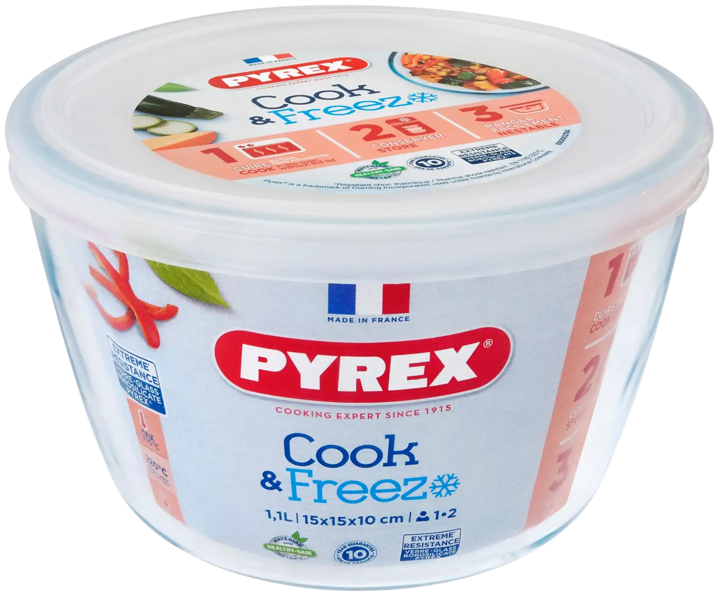 Pyrex vuoka 1,1 l Cook&Freeze - 1