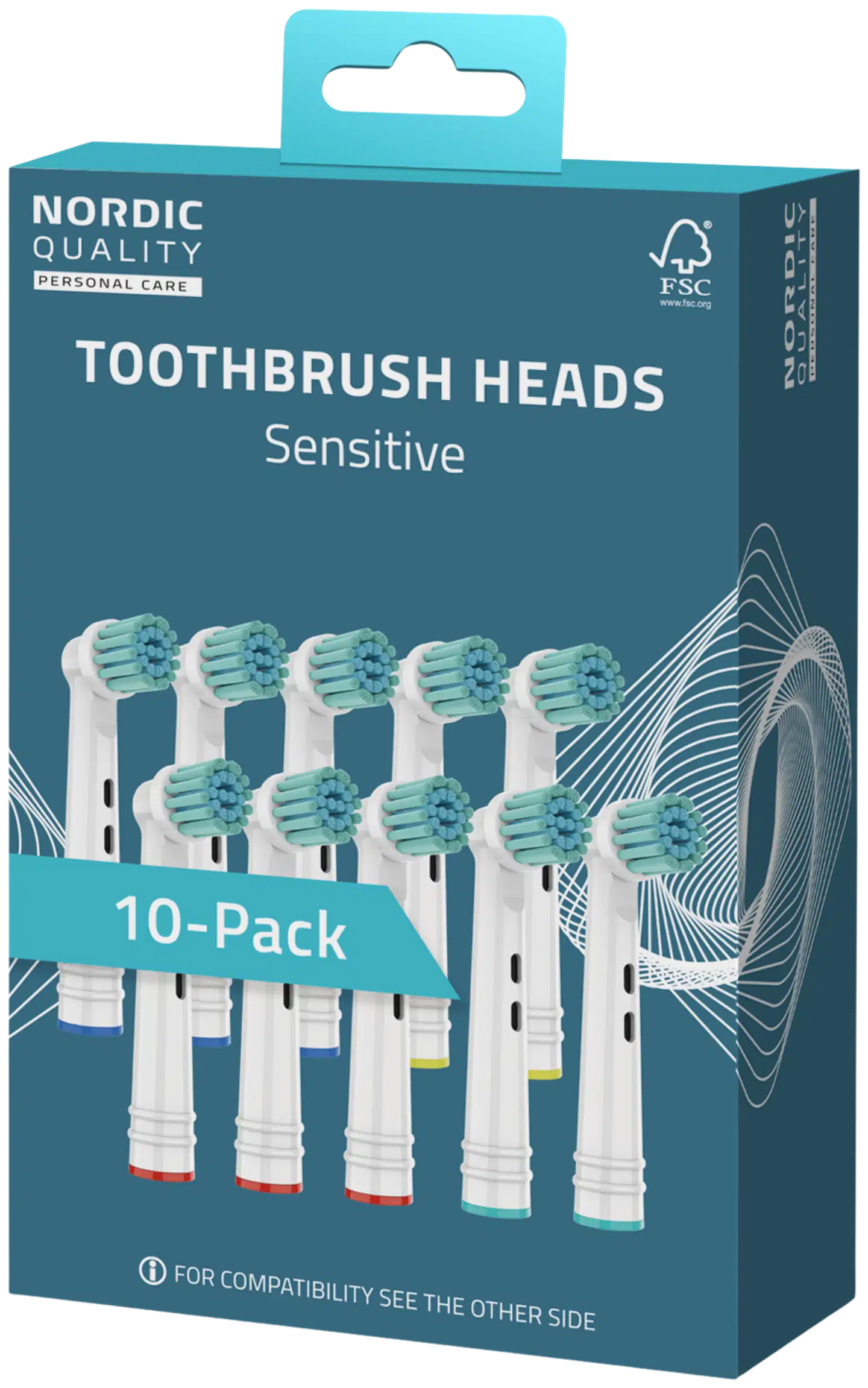 Nordic Quality Sensitive harjaspäät 10 -pack - 2