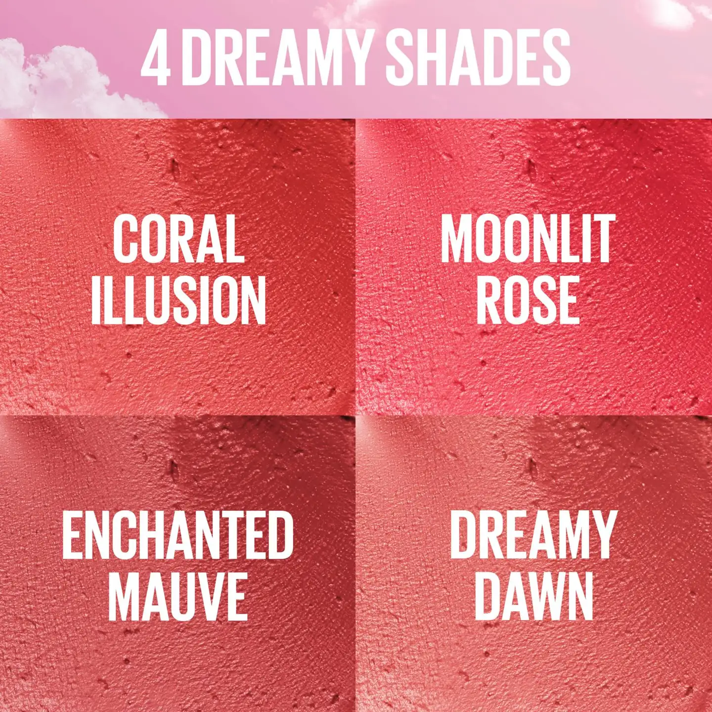 Maybelline New York Cloudtopia 16H Huuli- & Poskimousse 5 Coral Illusion 5 g - Dreamy Dawn - 5