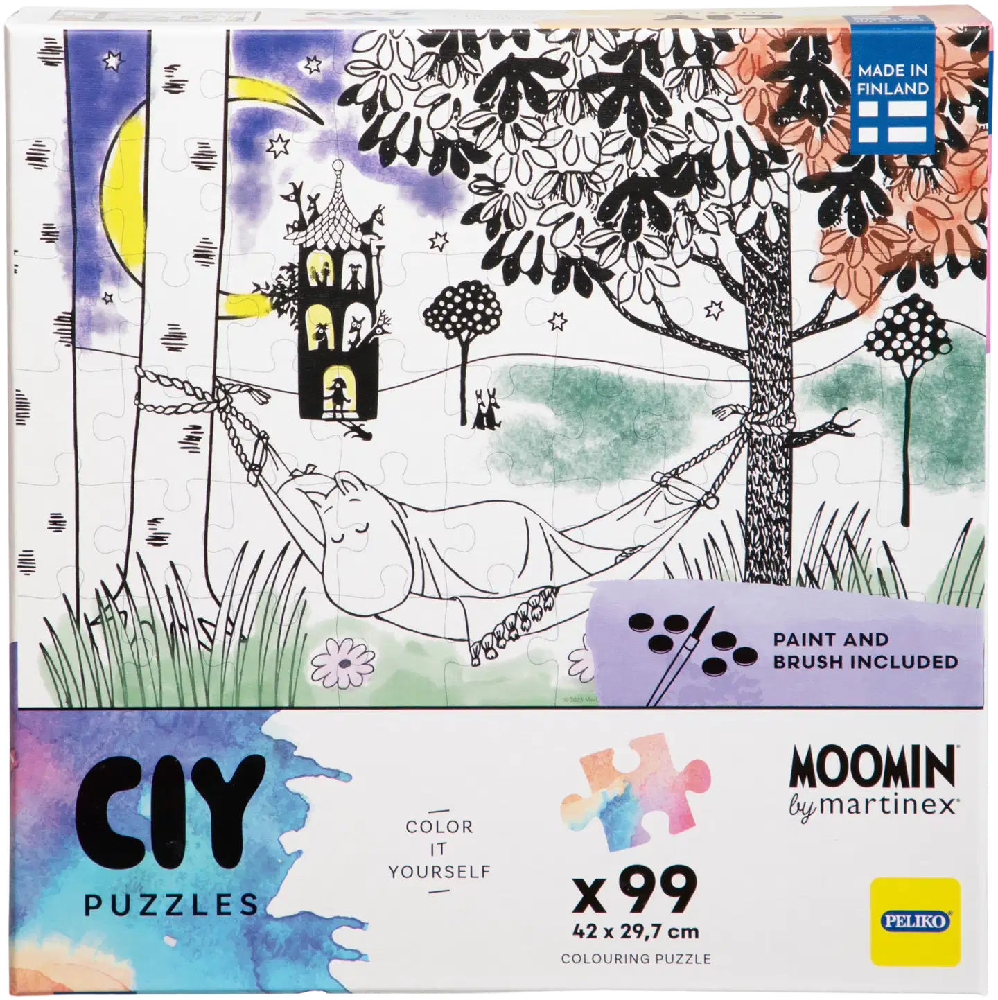 Peliko Muumi palapeli CIY 99 palaa vesivärit - 6