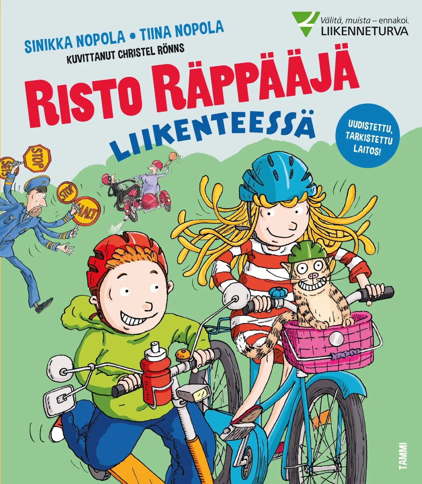 Nopola, Risto Räppääjä liikenteessä. Uudistettu laitos