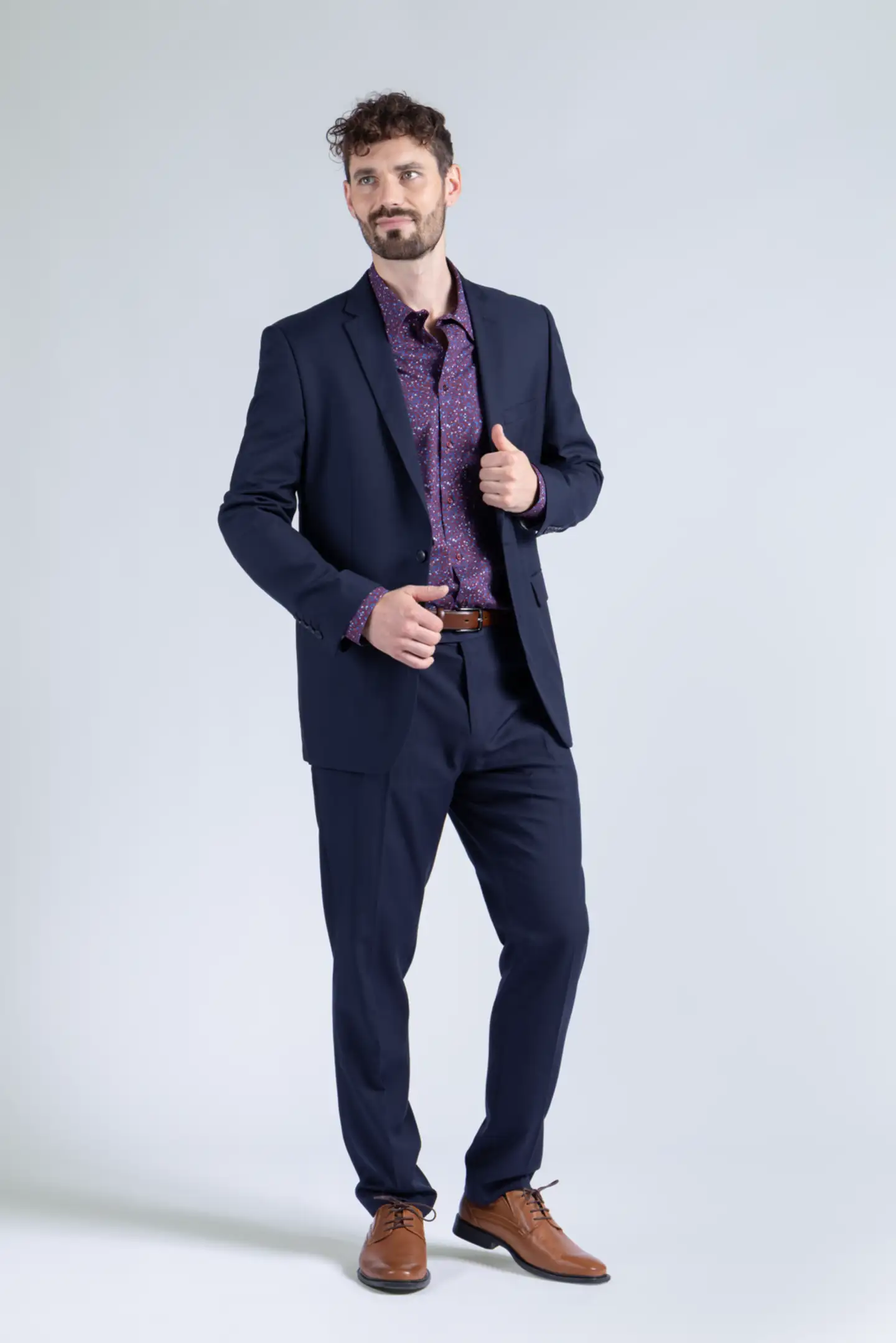 London Fog miesten kauluspaita RF Flower AOP1 - fig - 5