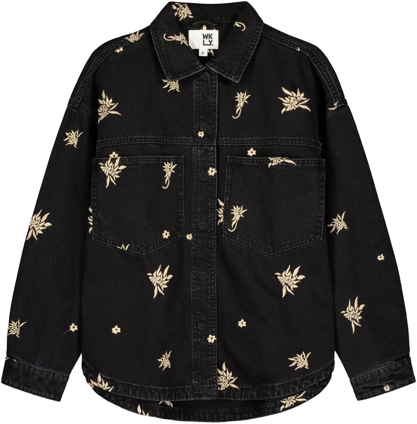 WKLY. naisten paitajakku denim 220W280654 - black denim - 1