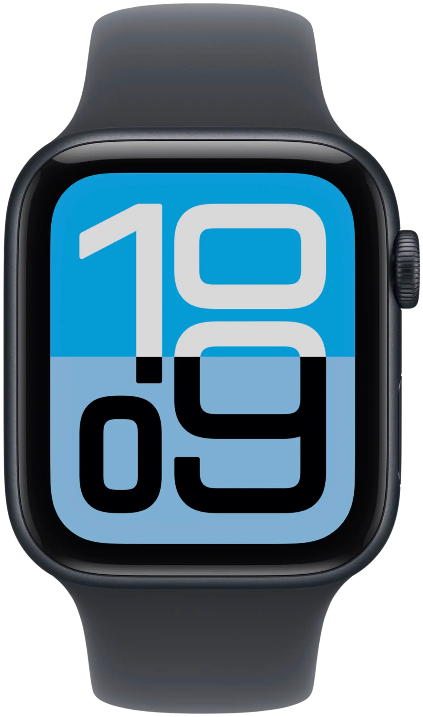 Apple Watch SE 3 GPS 44mm yönsininen alumiinikotelo, yönsininen sport ranneke - M/L - MEHQ4QN/A - 1