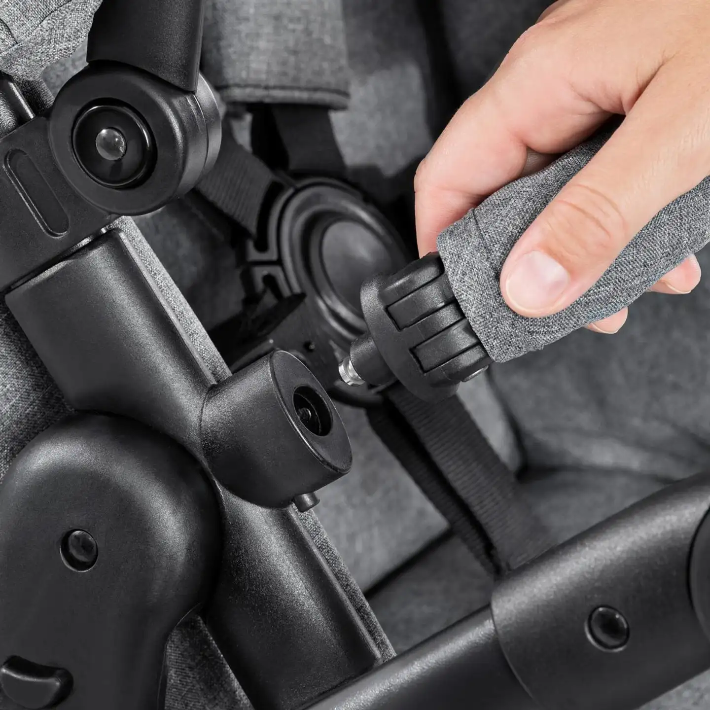 Hauck tuplarattaat Atlantic Twin harmaa - 42