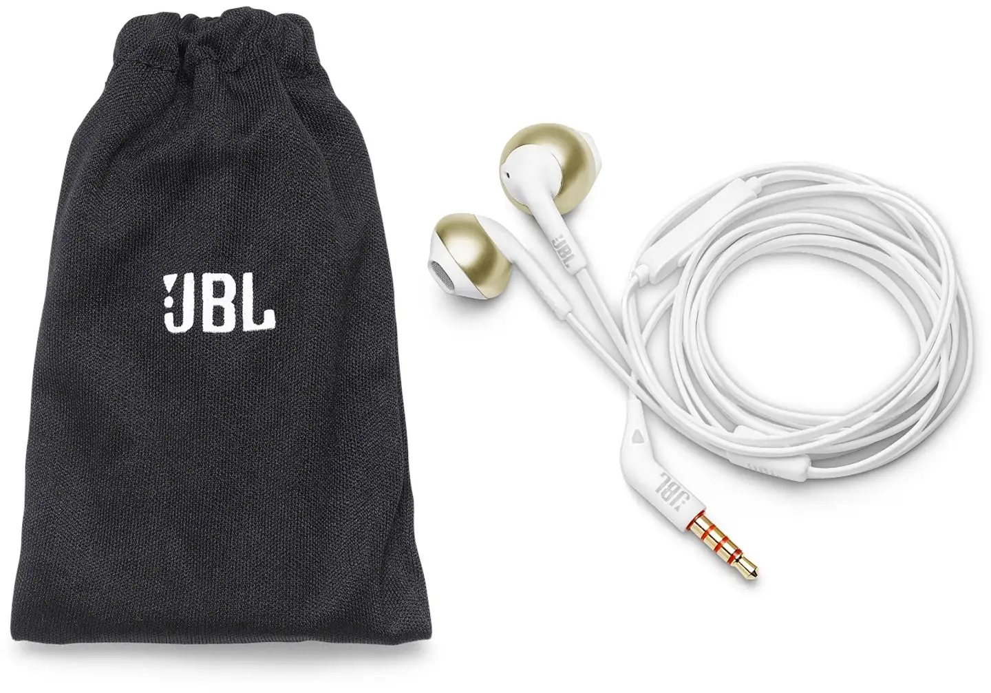 JBL langalliset nappikuulokkeet Tune 205 kulta - 5