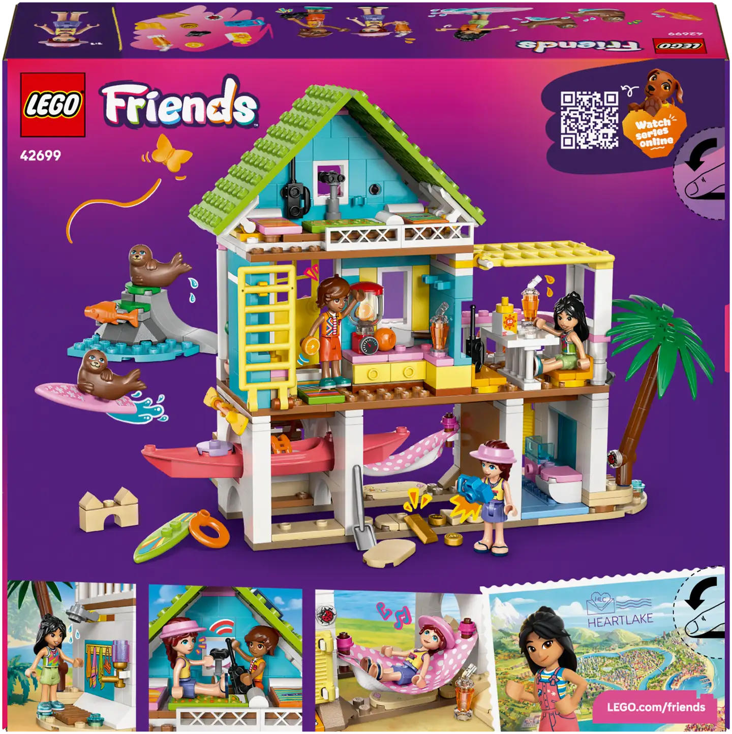 LEGO® Friends 42699 Rantahuvila ja hylkeet - 5