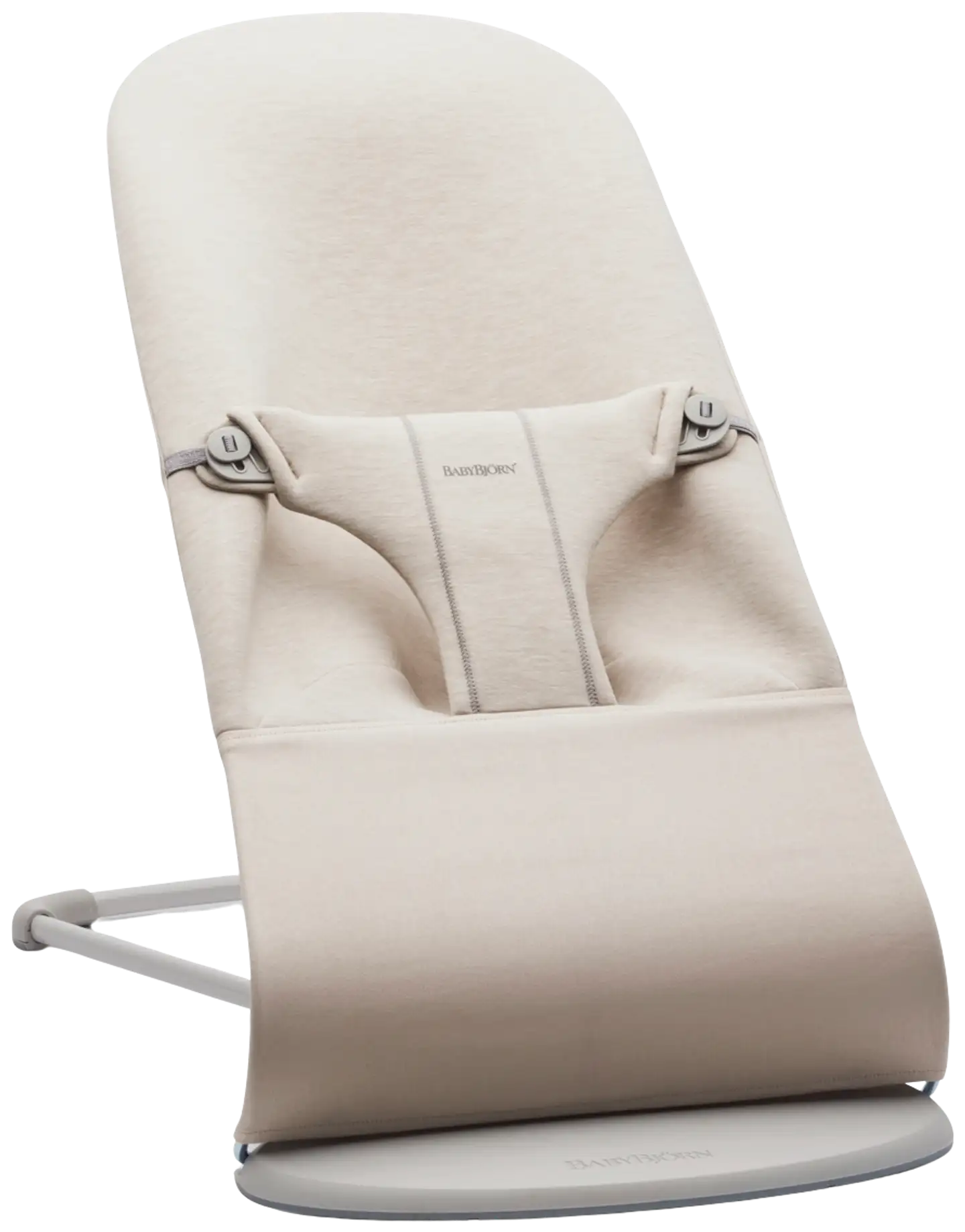 BabyBjörn sitteri bliss - 3d jersey, vaalea beige - 1