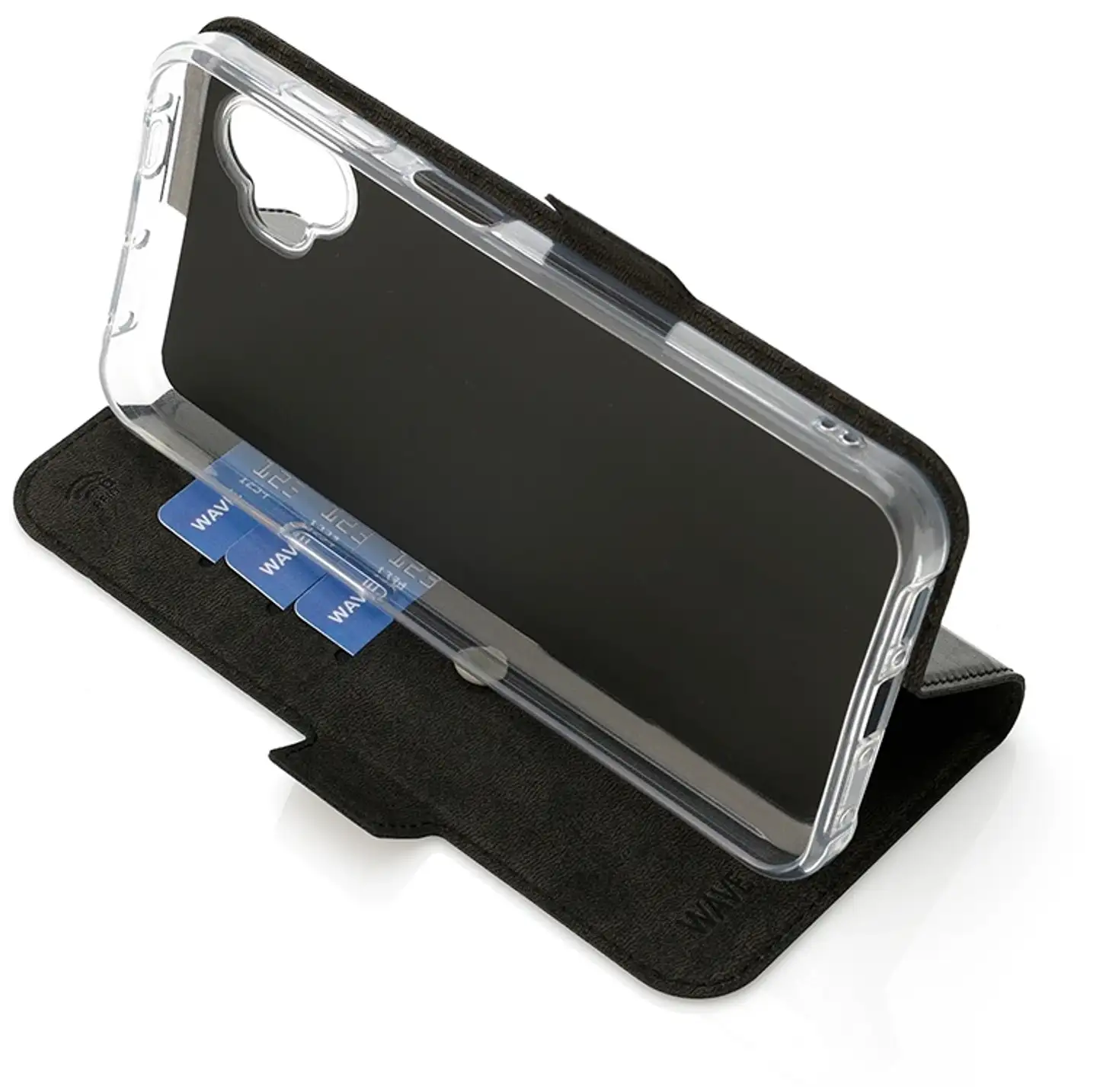 Wave Book Case, Samsung Galaxy Xcover7 Pro, Musta - 5