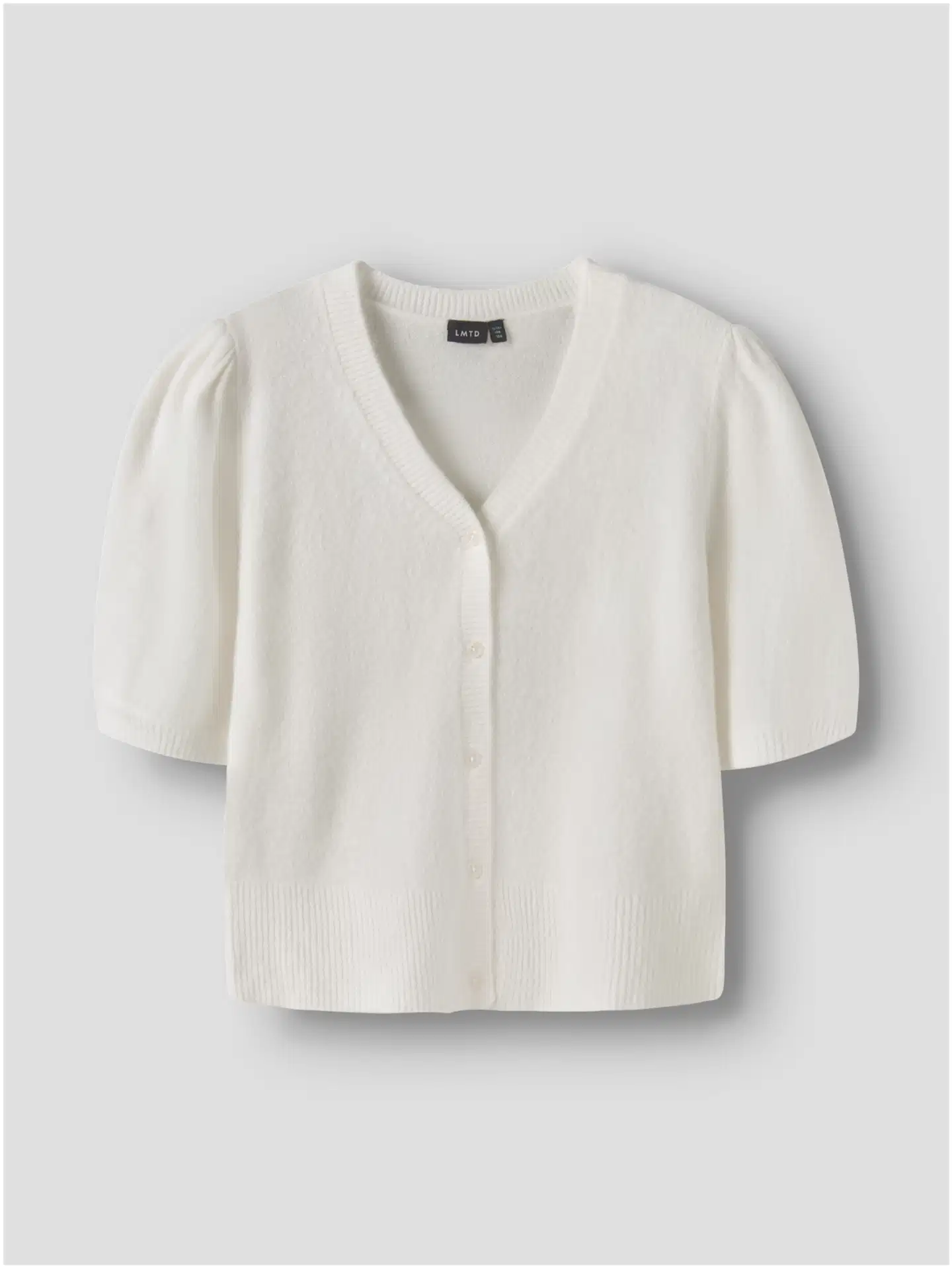 LMTD lasten neuletakki - White Alyssum - 4