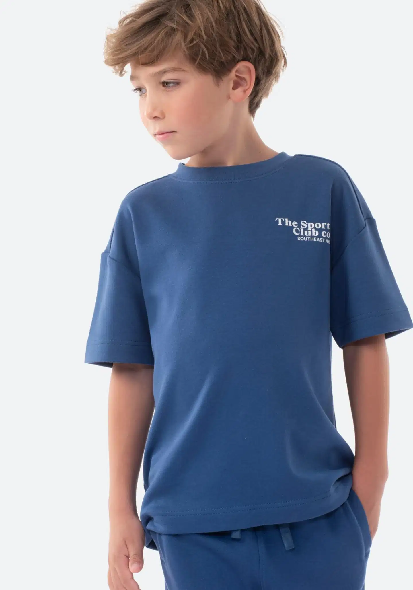 TEX lasten t-paita ja shortsit I276718 - INDIGO LIGHT - 5