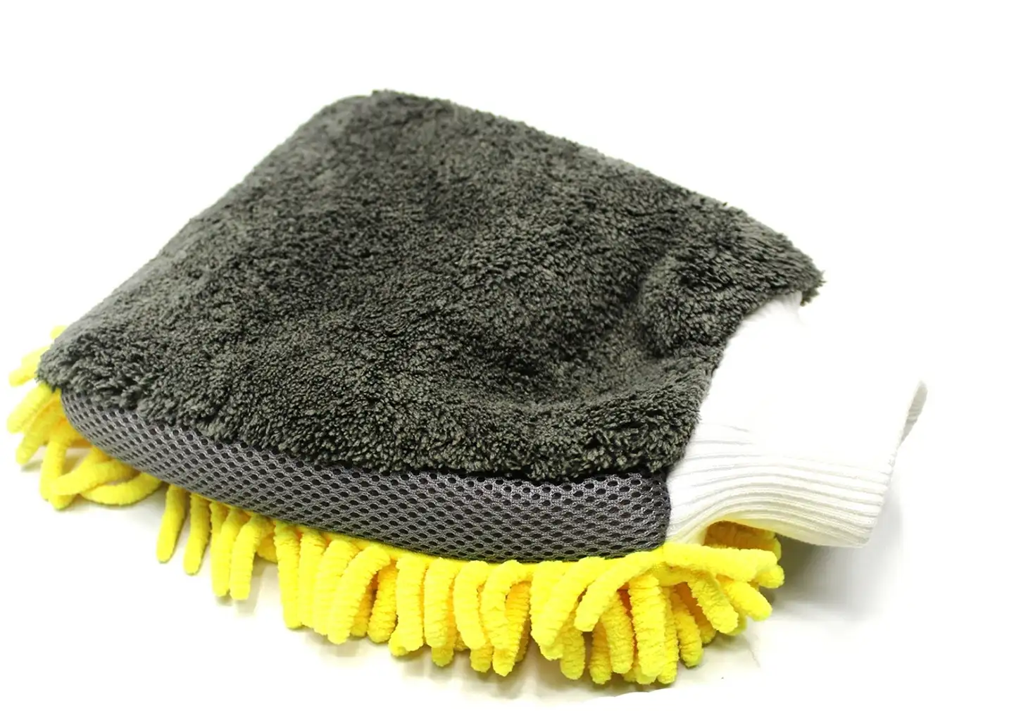 Maxshine 1120003Y Crazy Micro-Chenille pesukinnas 24×17 cm – pitkäkuituinen mikrokuitu, erittäin imukykyinen, naarmuttamaton, täydellinen auton hellävaraiseen pesuun - 2