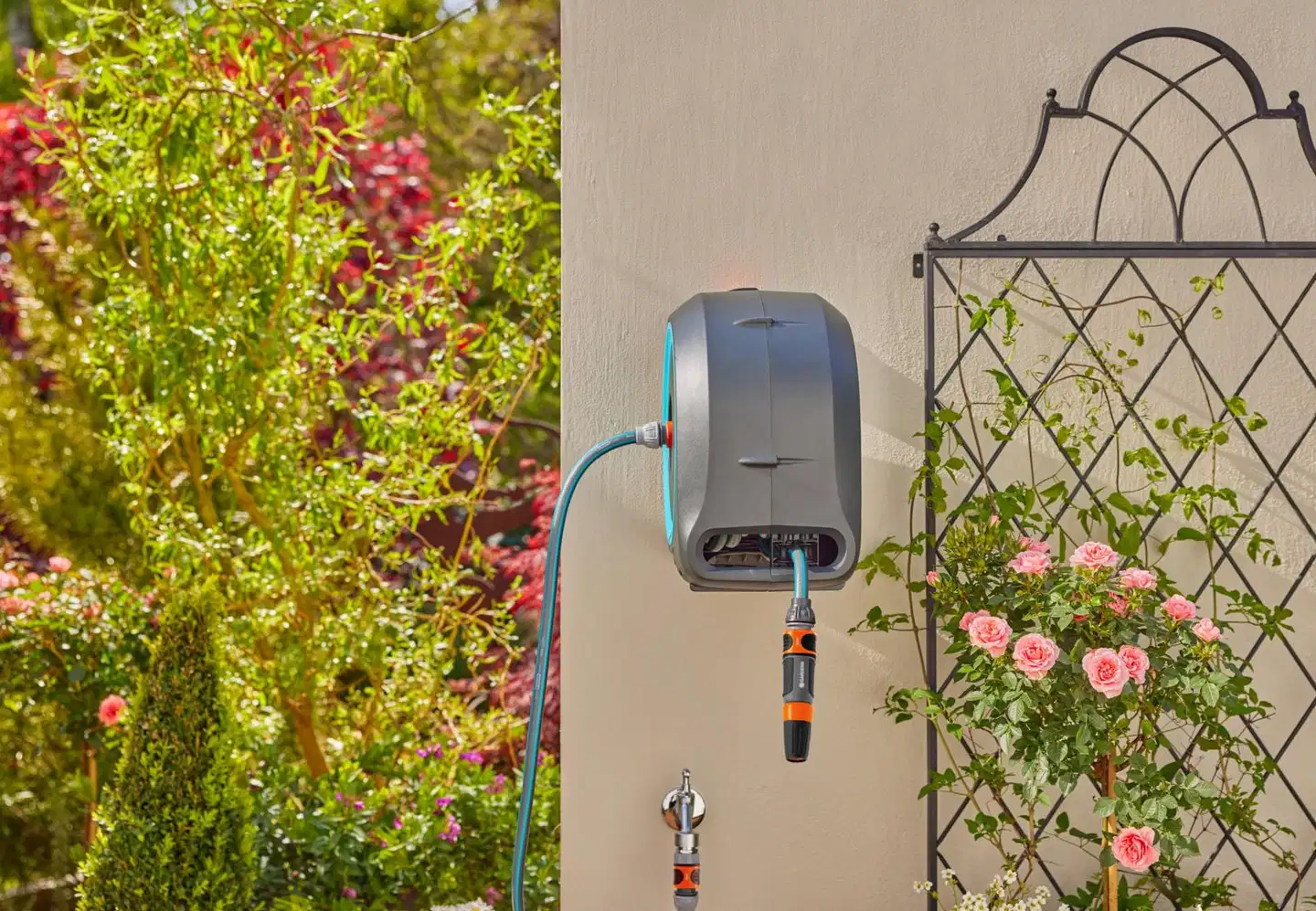 GARDENA  Letkukela Dual Manual M 20 m, seinäkiinnitys / siirrettävä - 6