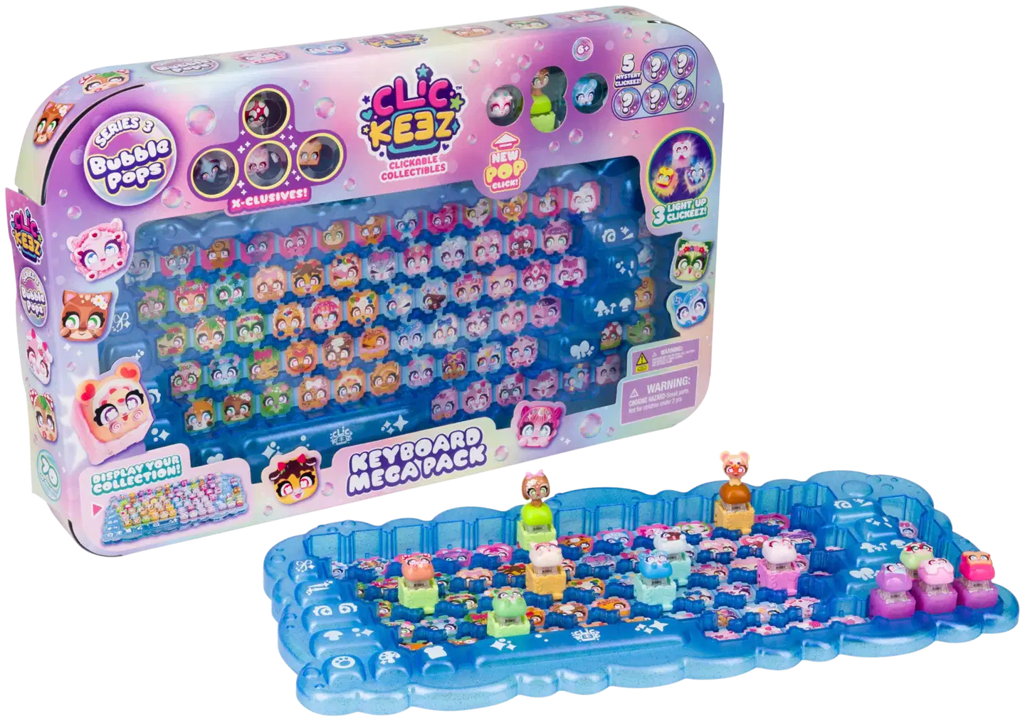 Clickeez Keyboard Mega Pack fidgetleikkisetti - 1