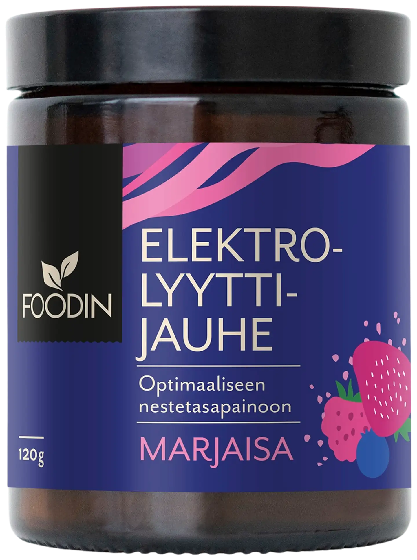 Foodin Elektrolyyttijauhe Marjaisa 120g