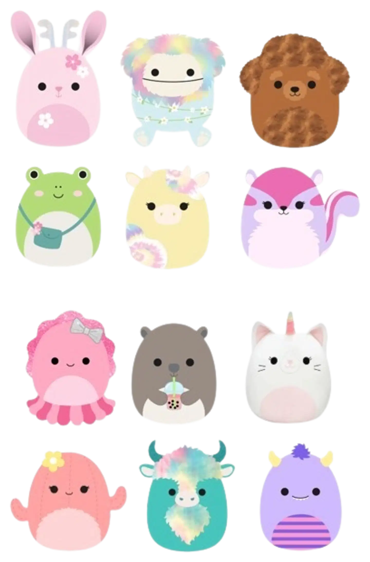 Squishmallows 19 cm P26 pehmo A ja C