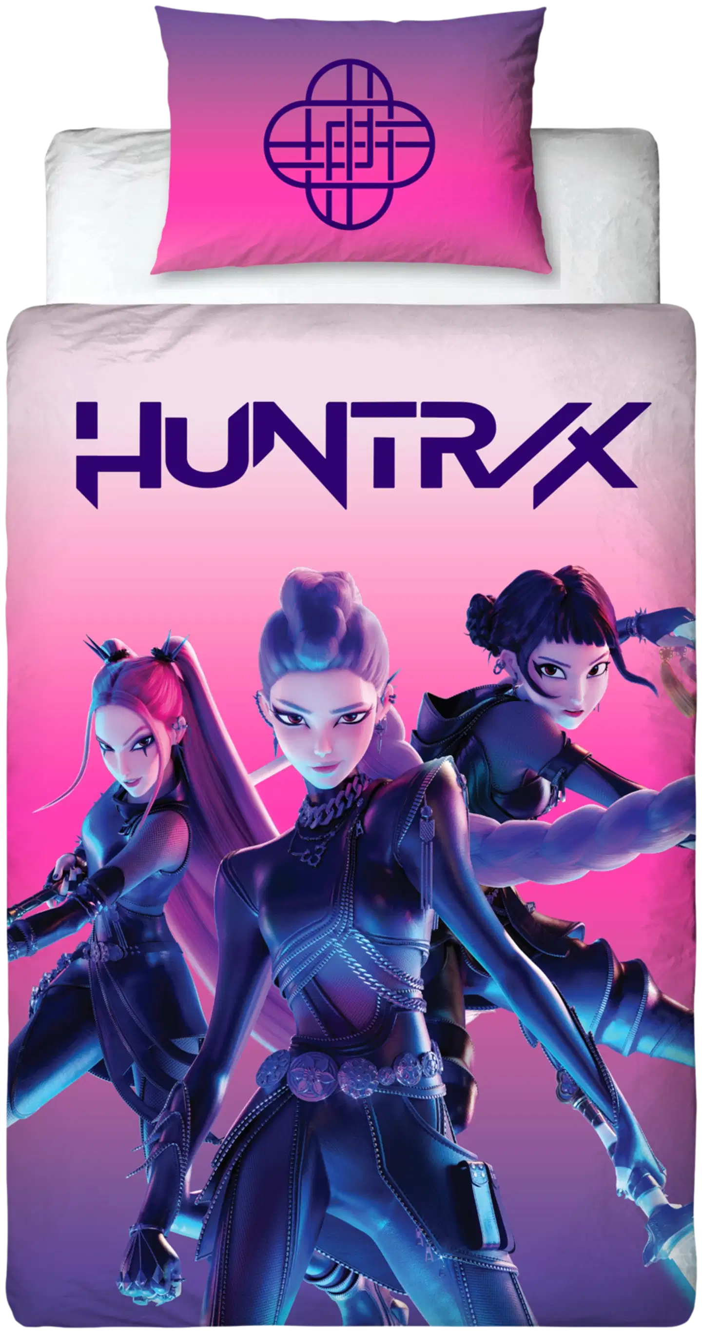 Lasten pussilakanasetti K-Pop Demon Hunters 150x210+50x60 cm - 1