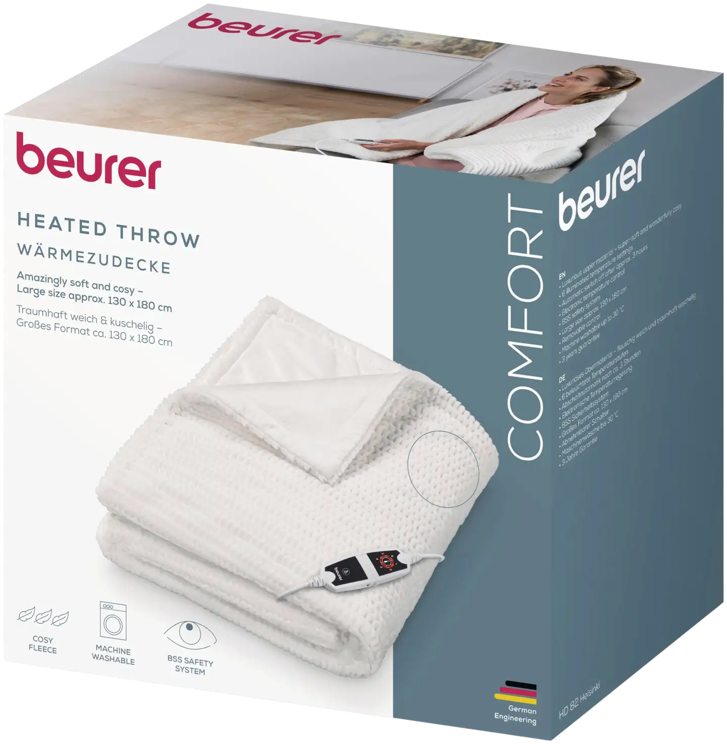 Beurer HD82 Helsinki lämpöpeite - 3