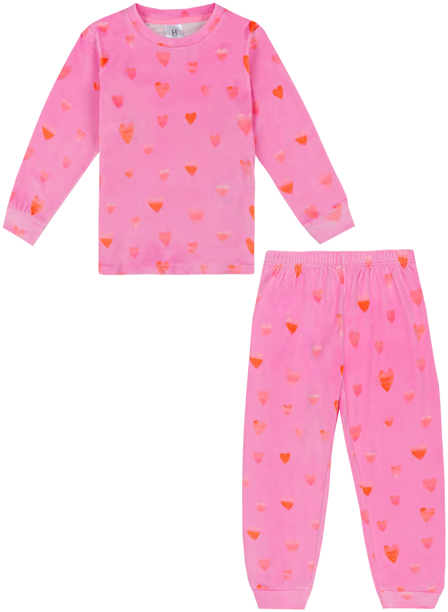 House lasten velourpyjama 232H382501 - Light Pink - 1