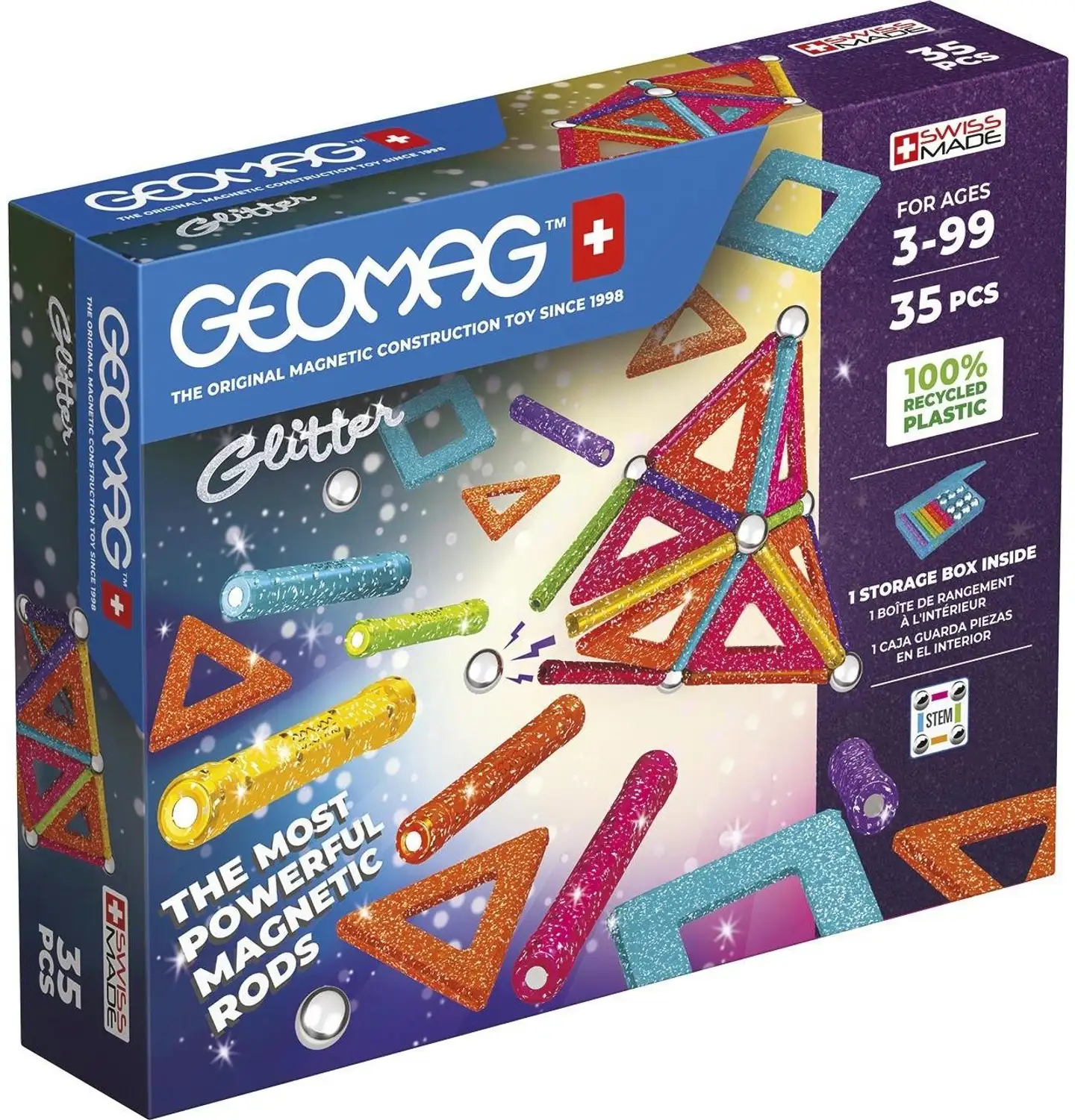 Geomag Glitter Recycled 35