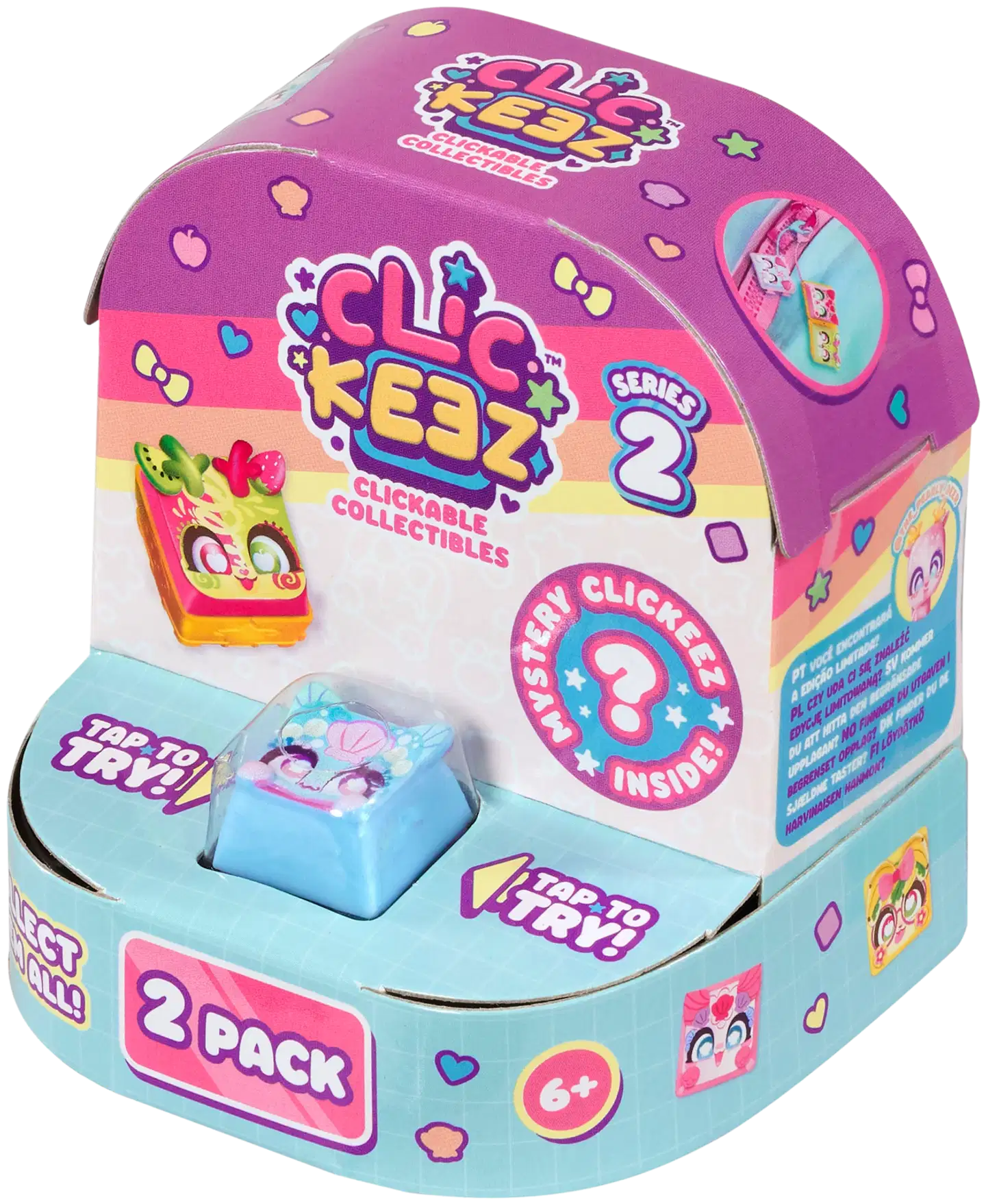 Clickeez Twin Pack -fidget avaimenperä - 3