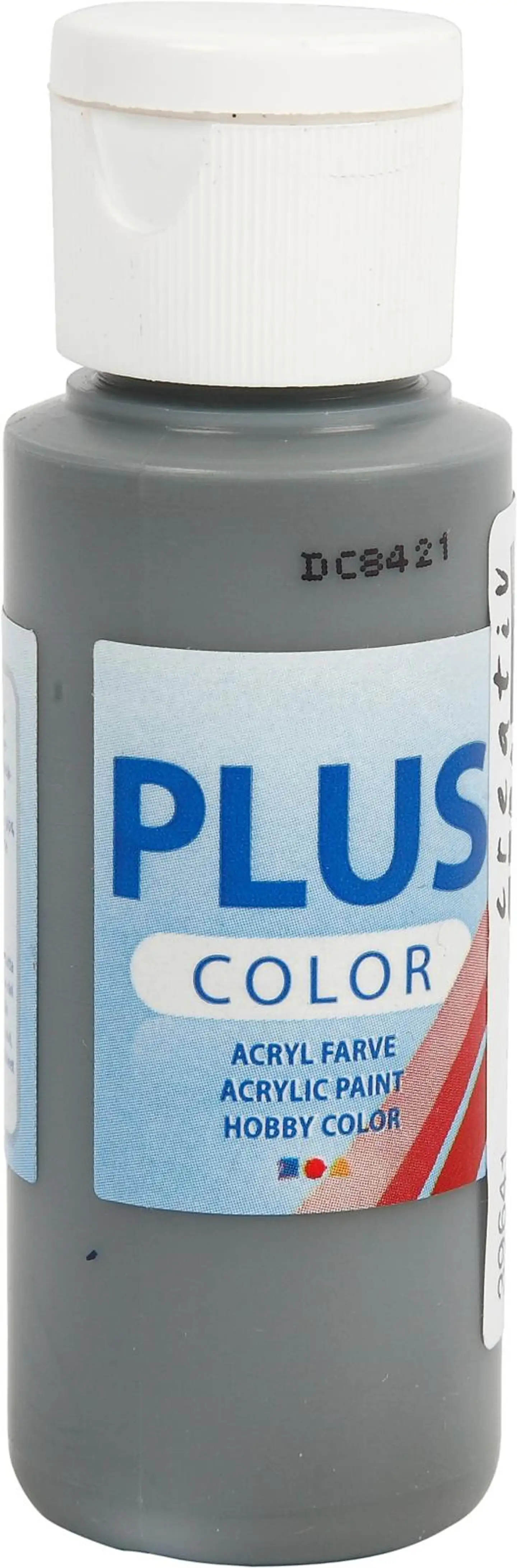 Plus Color askartelumaali 60 ml harmaa