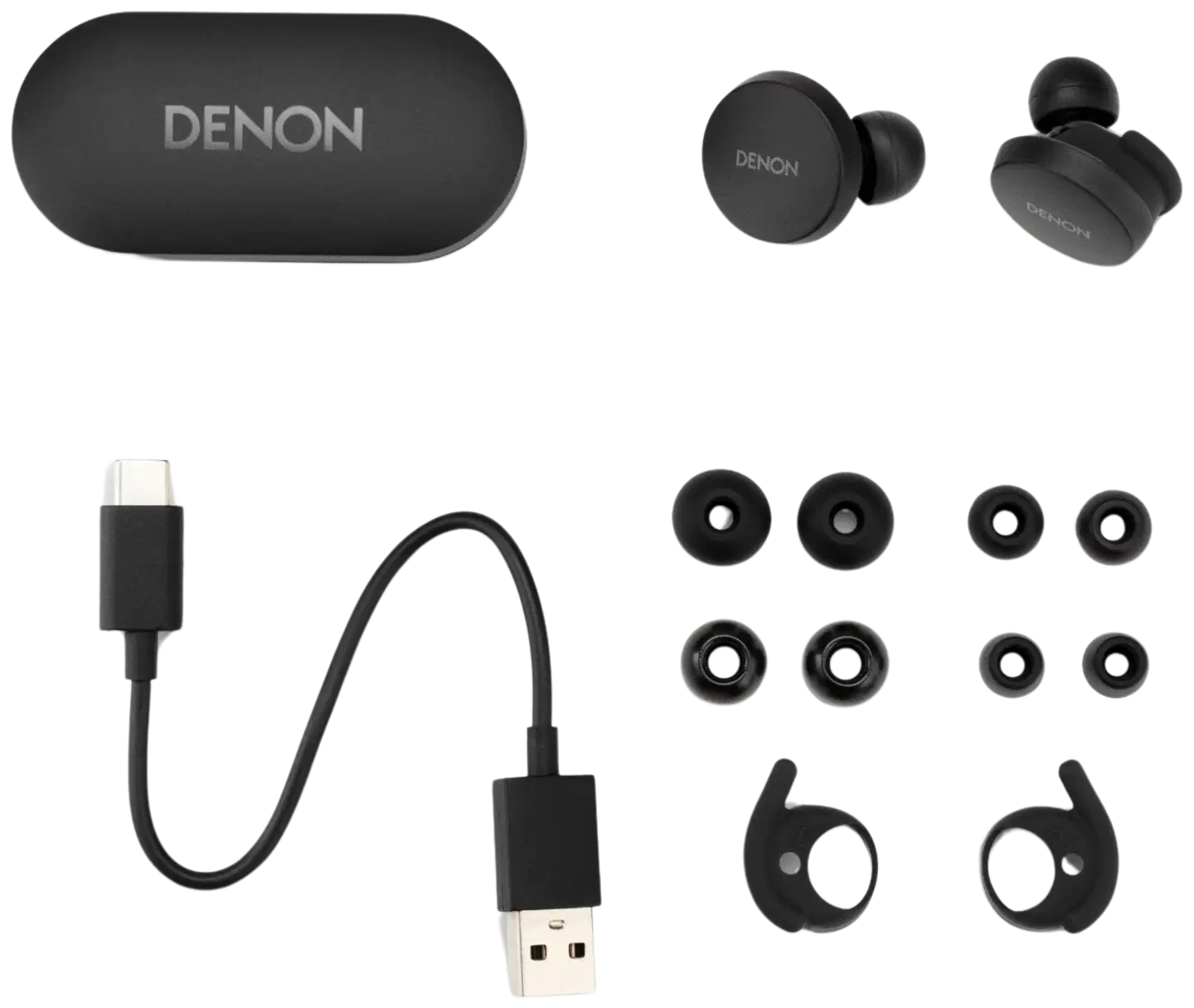 Denon nappikuulokkeet musta - 4