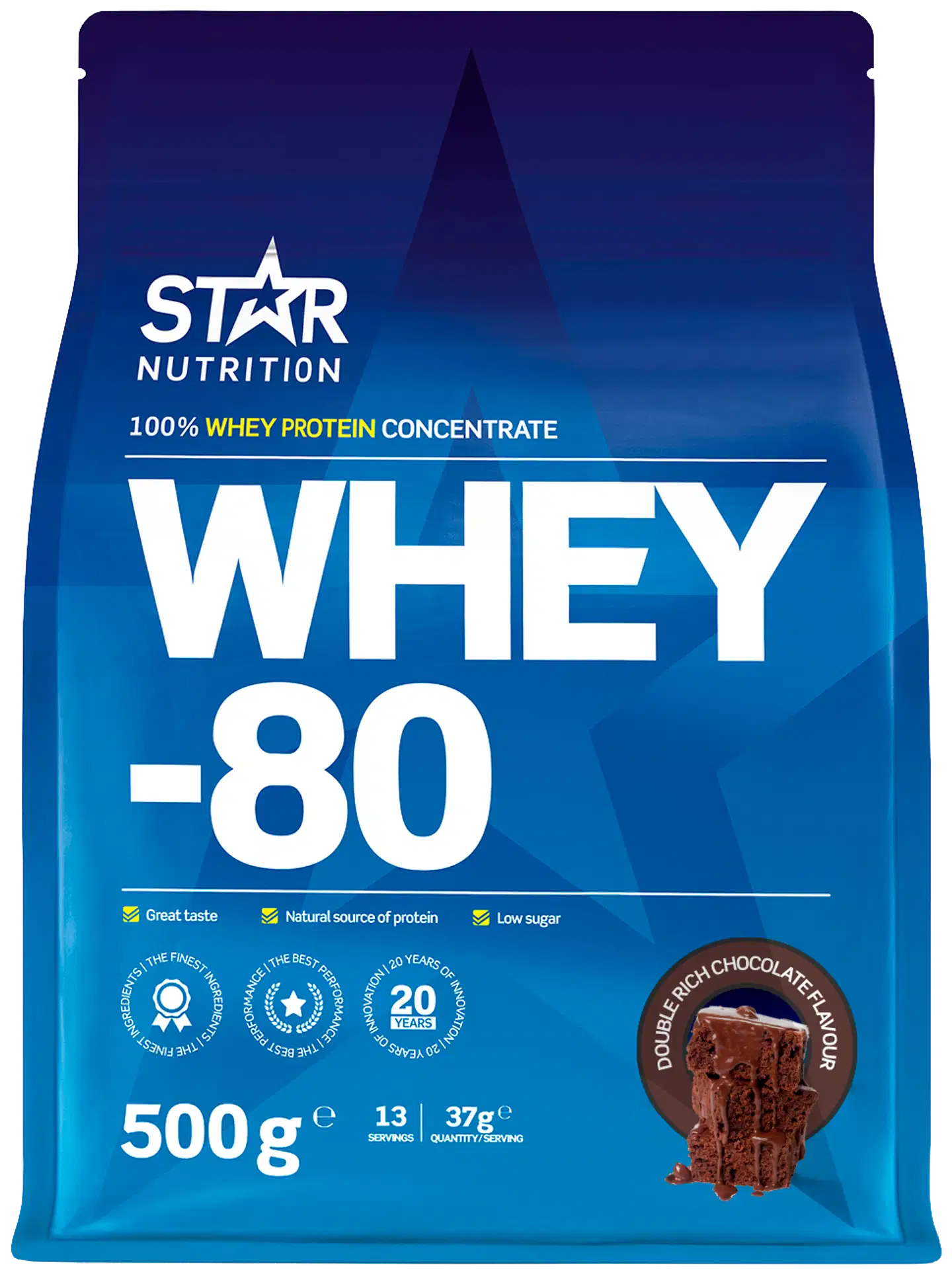 Star Nutrition Whey-80 Double Rich Chocolate 500g