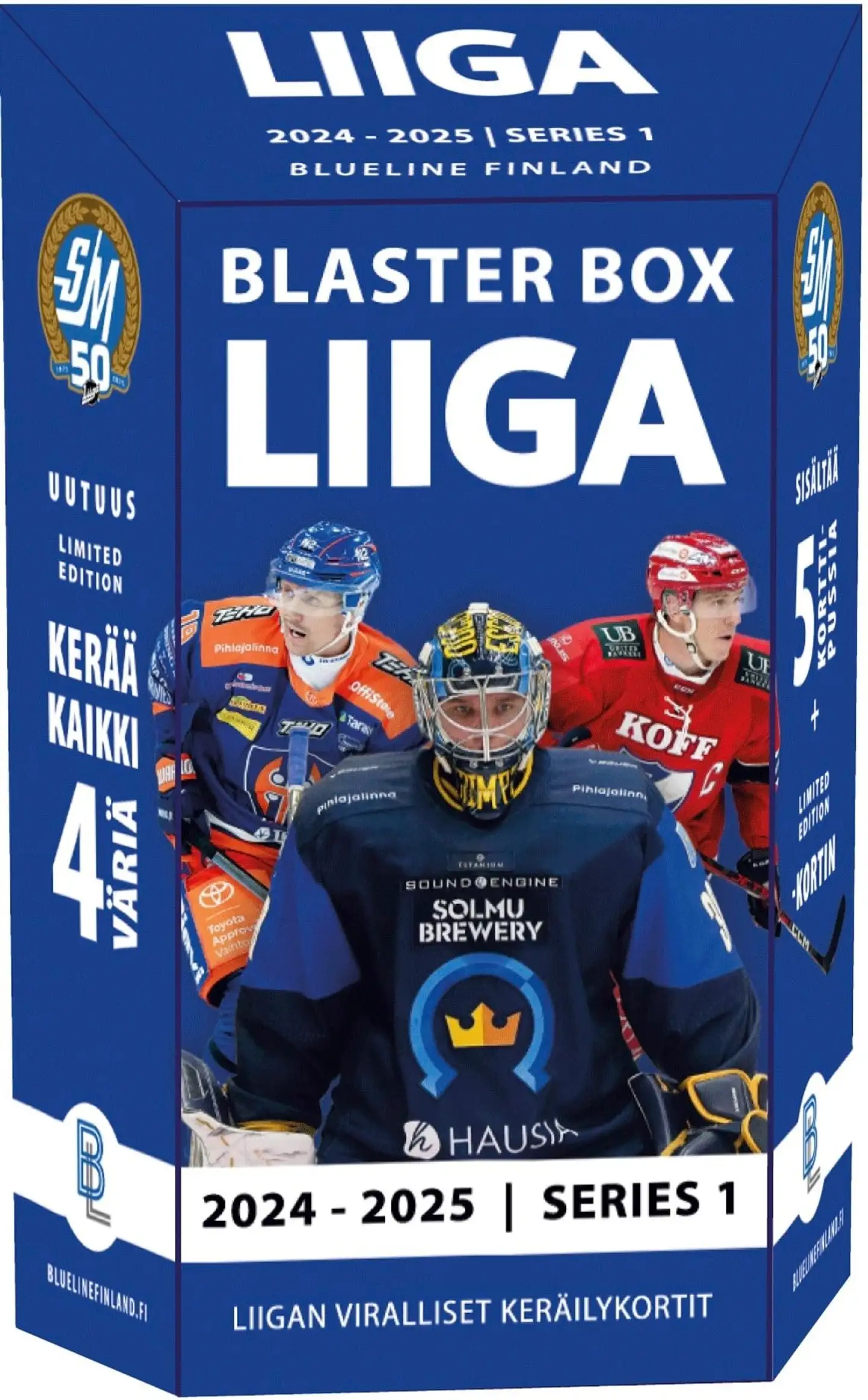 Blueline Liigakortit Blaster Box Series 1 2024-25 keräilykortit