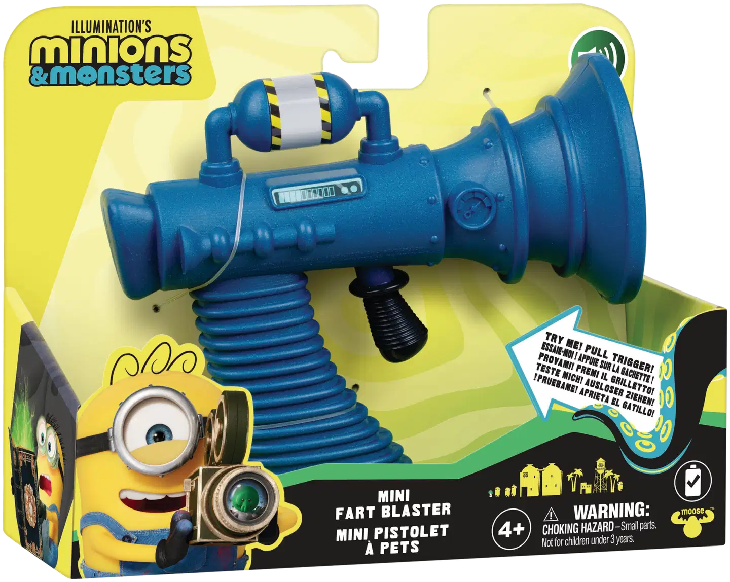 Minions Mini Fart Blaster -pierupyssy - 1