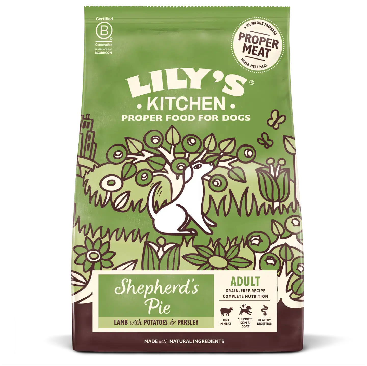Lily's Kitchen 1kg Shepherd's Pie sis. lammasta koiranruoka