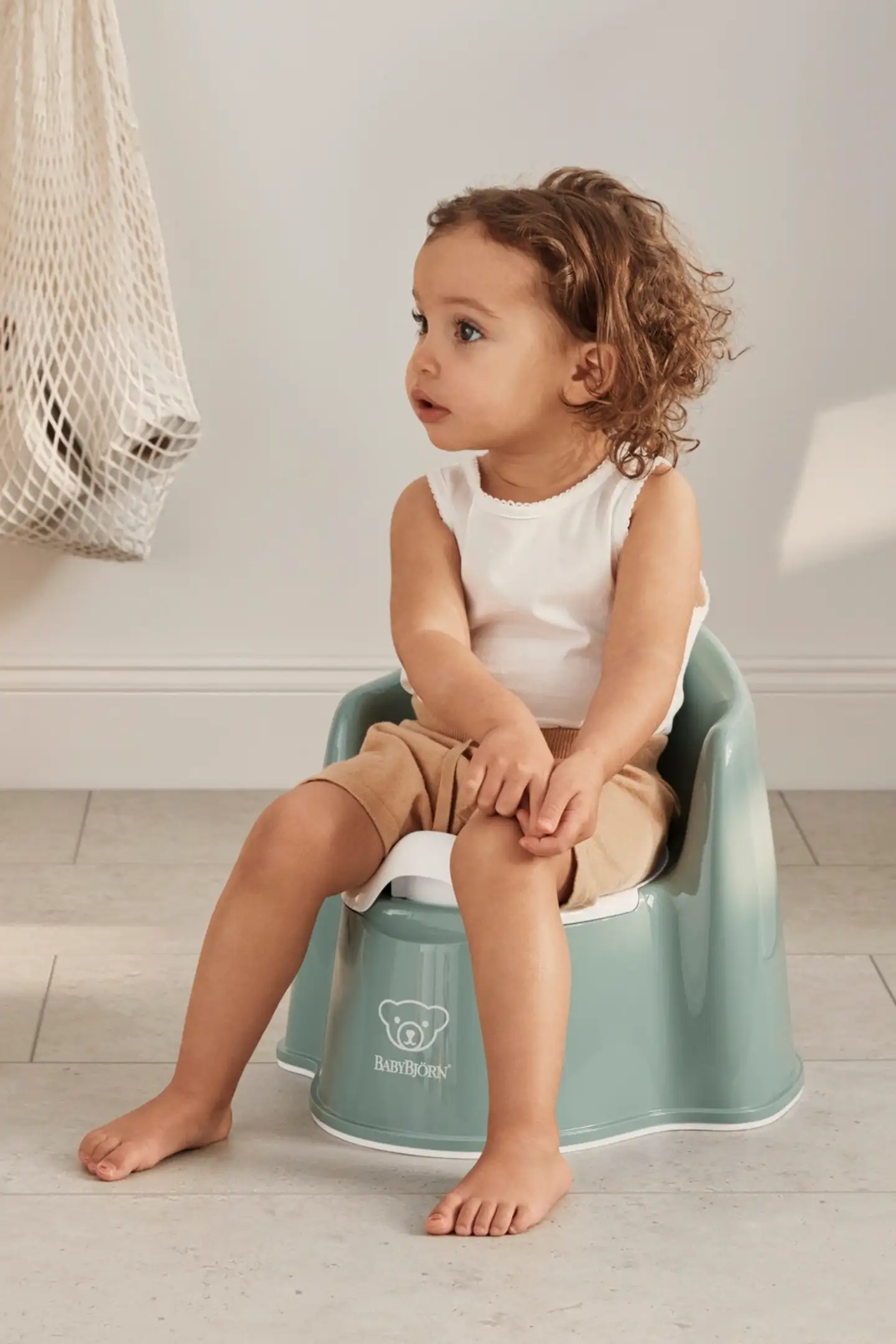 BabyBjörn pottatuoli - syvä vihreä/valkoinen - 2