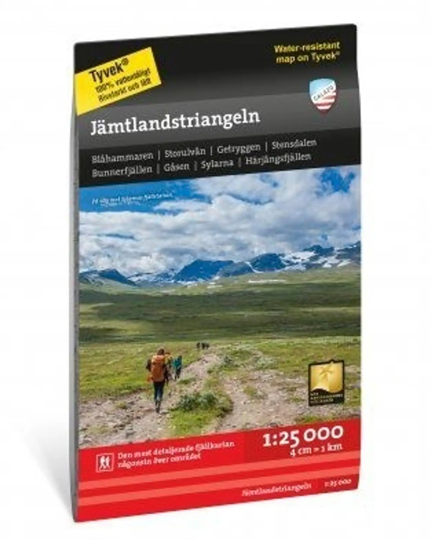 Calazo retkeilykartta Jämtlandstriangeln