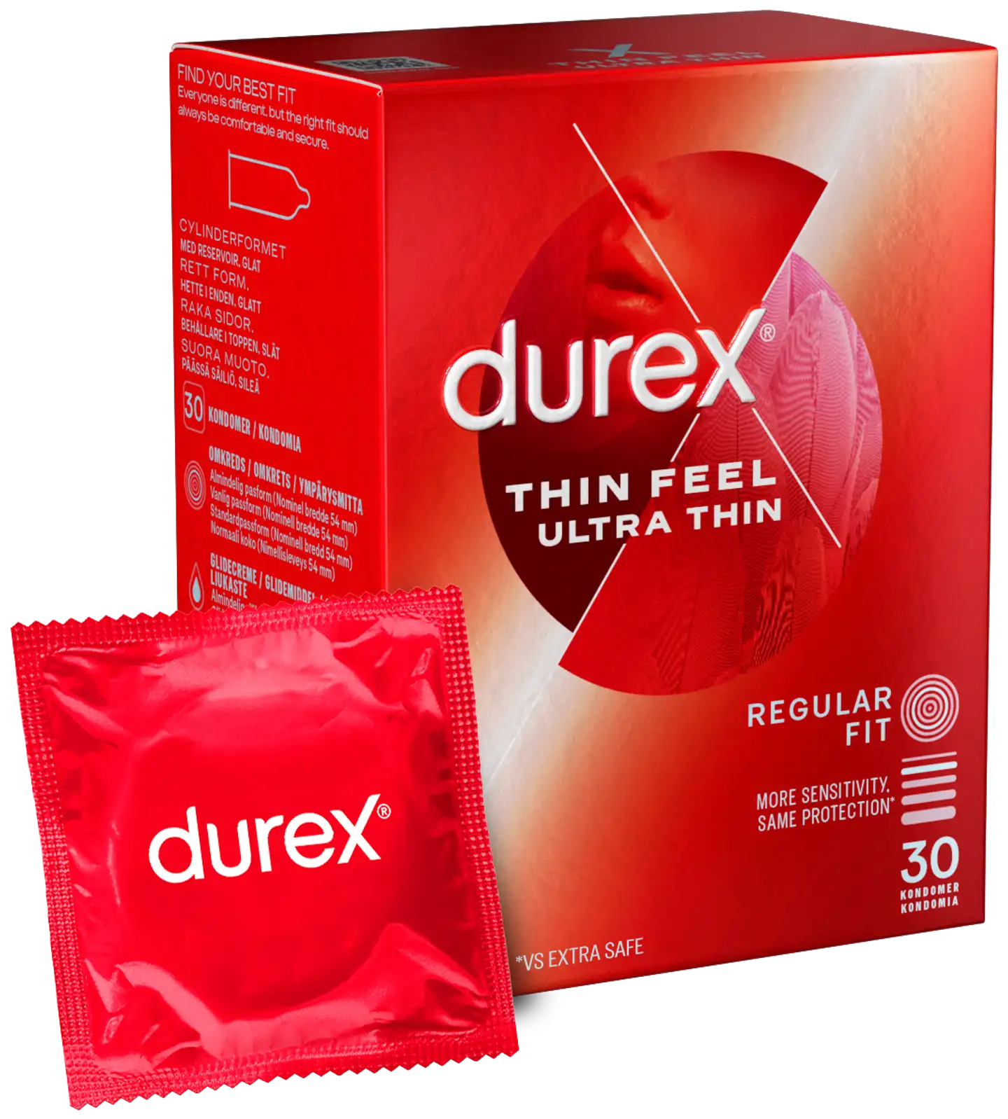 Durex Thin Feel Ultra Thin Kondomi 30kpl