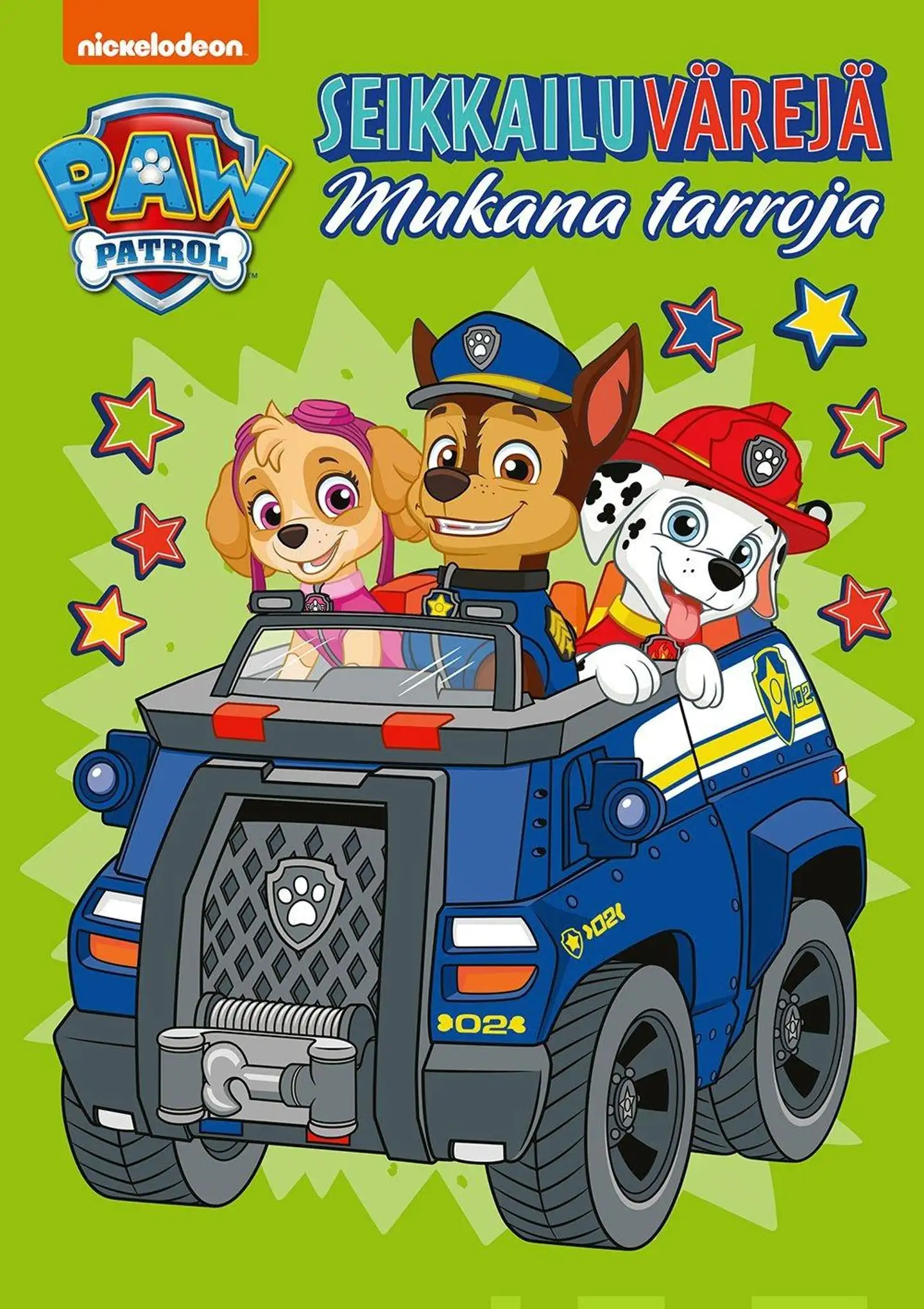 Ryhmä Hau - Paw Patrol Seikkailuvärejä värityskirja